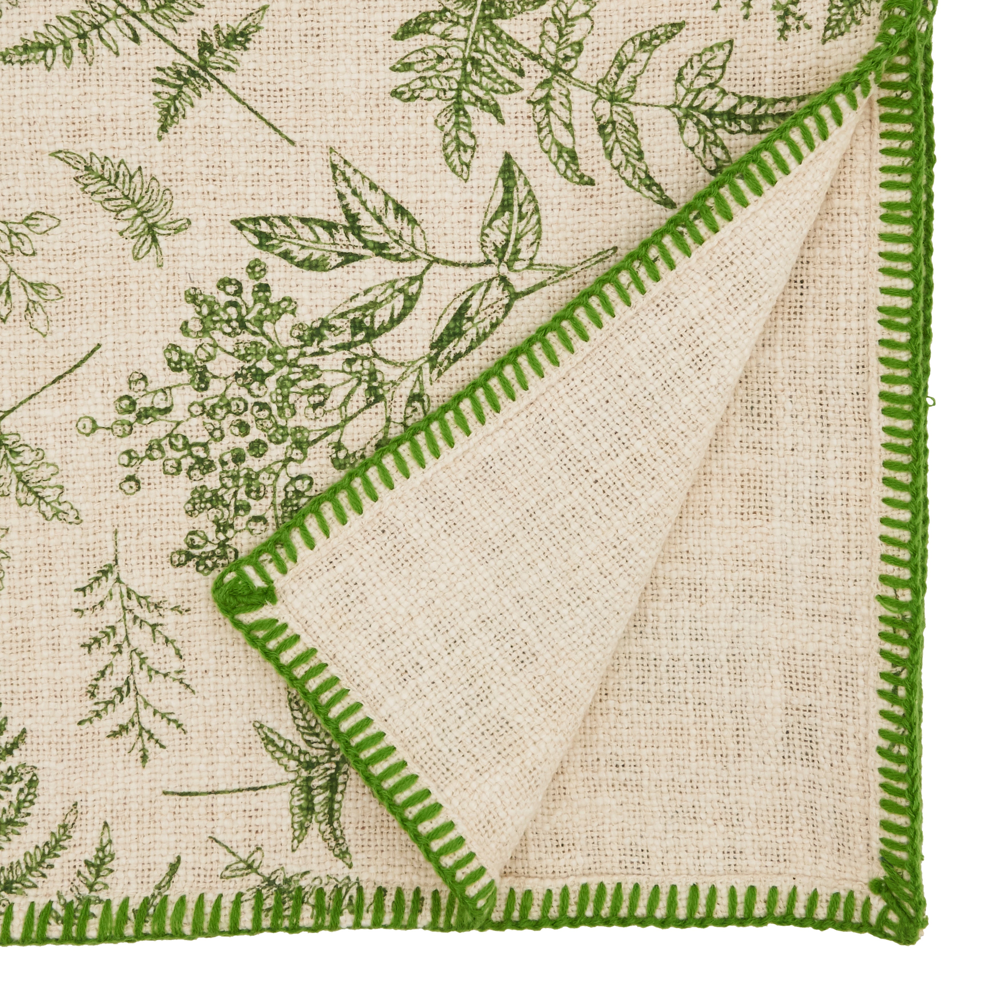 Leaf Whipstitch Table Runner