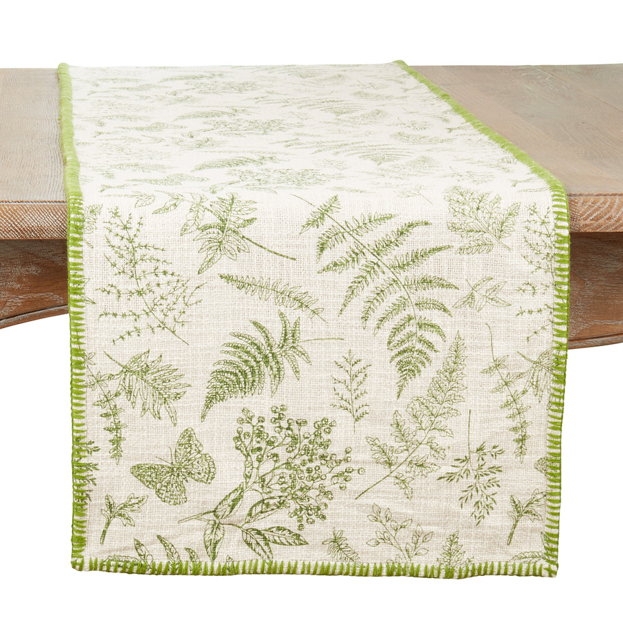 Leaf Whipstitch Table Runner