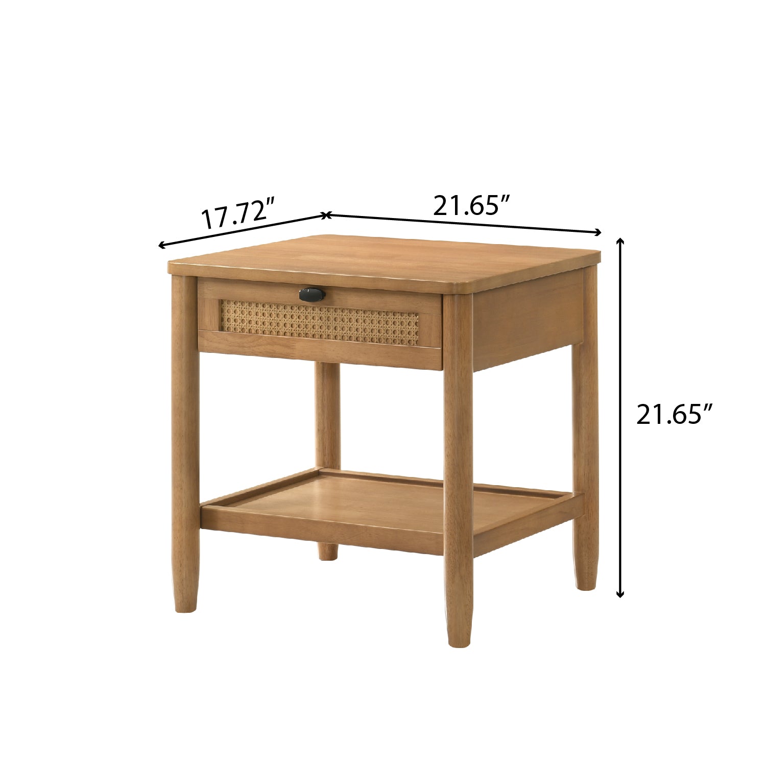Vichy 3-Piece Rubberwood Queen Bedroom Set