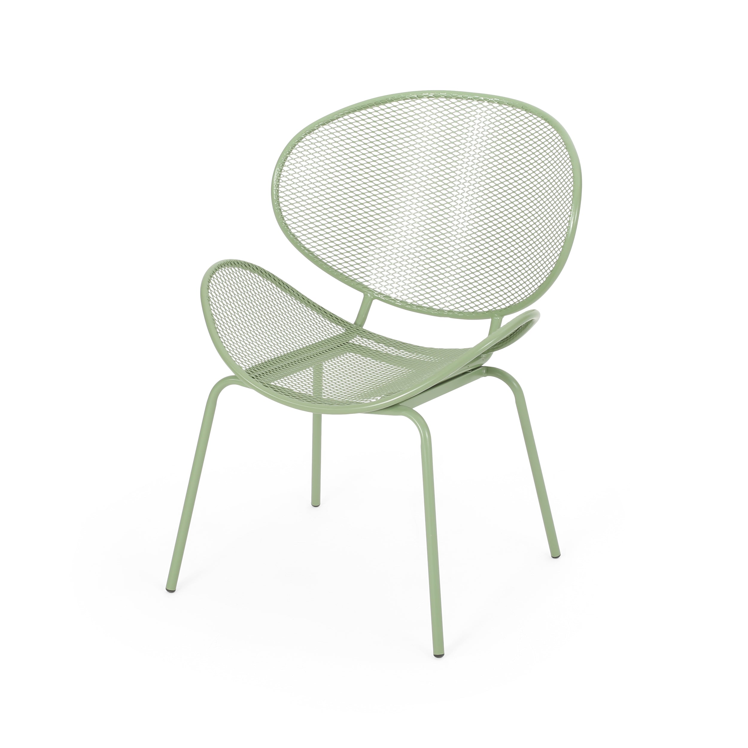 Modern Elba Chair Set With Mesh Seating And Retro Shell Design