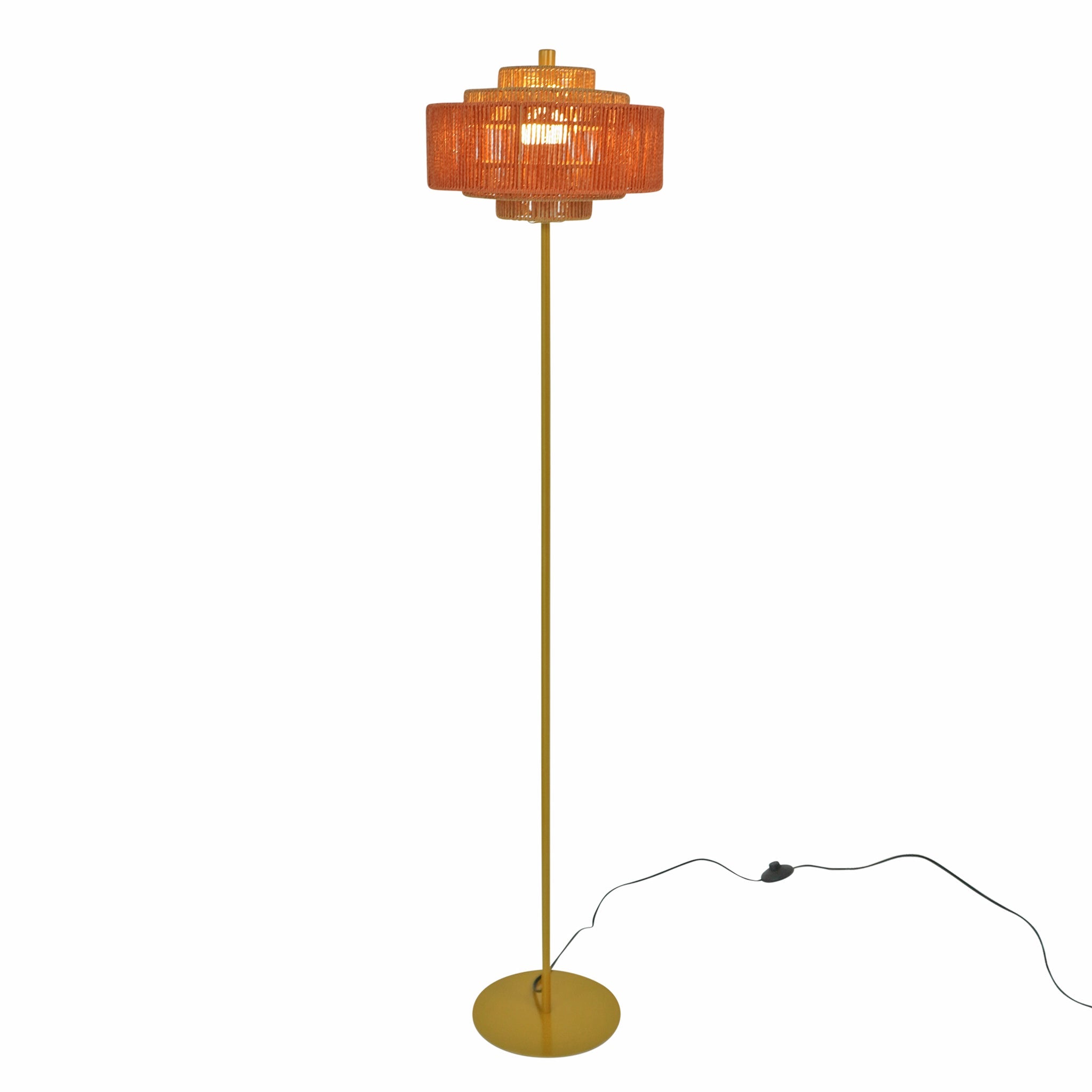 Modern Gold Tripod Floor Lamp