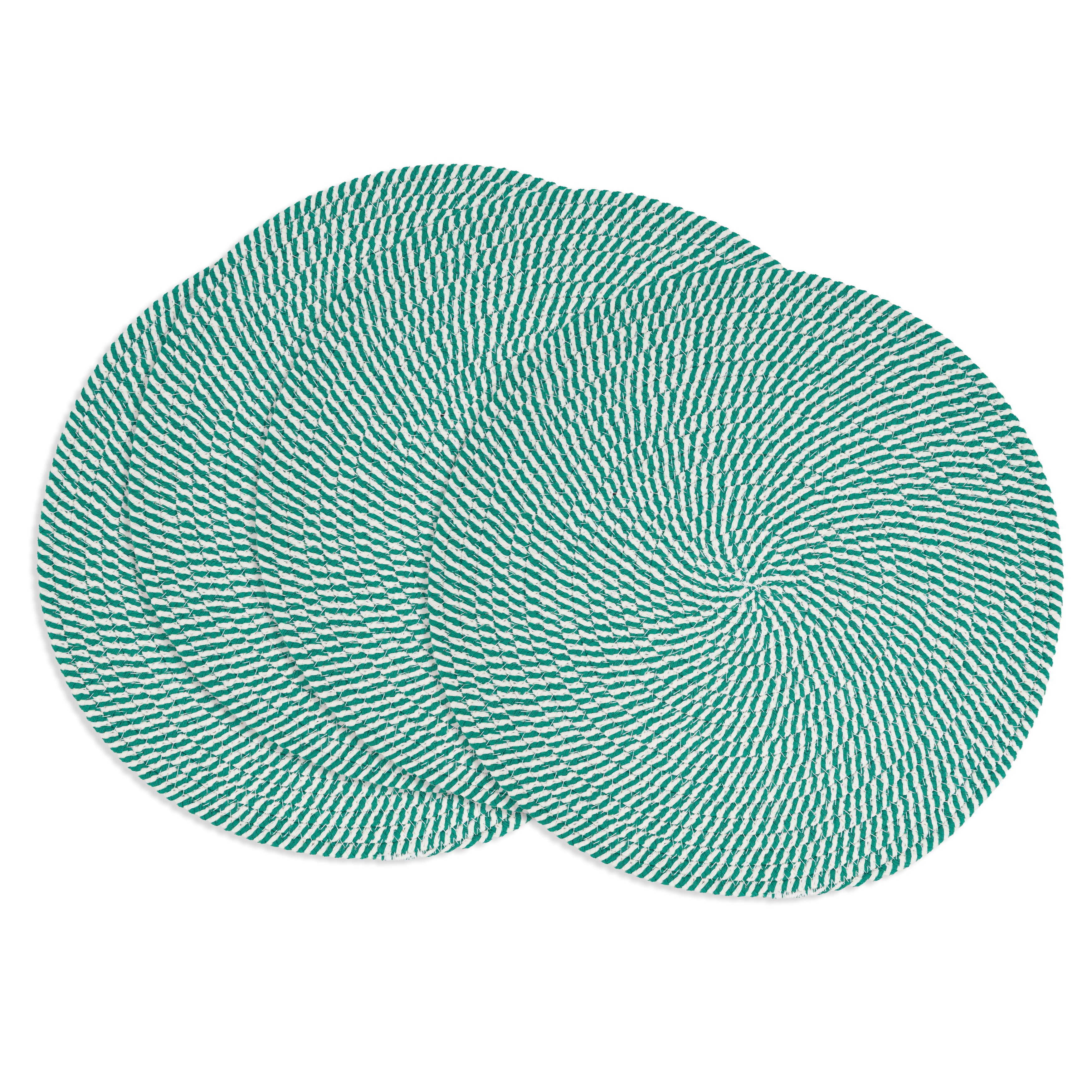 Stripes of Mint Placemat, Set of 4