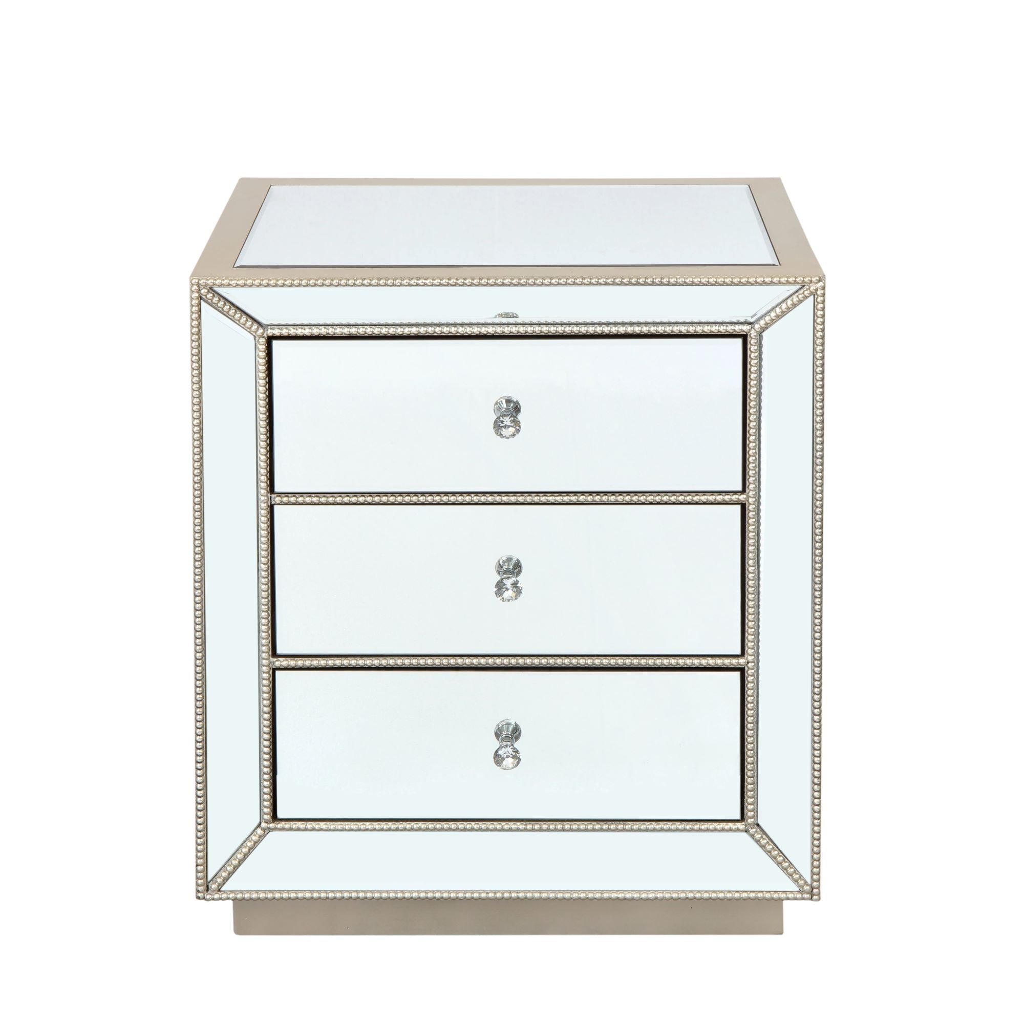 3-Drawer Cabinet with Crystal Handle