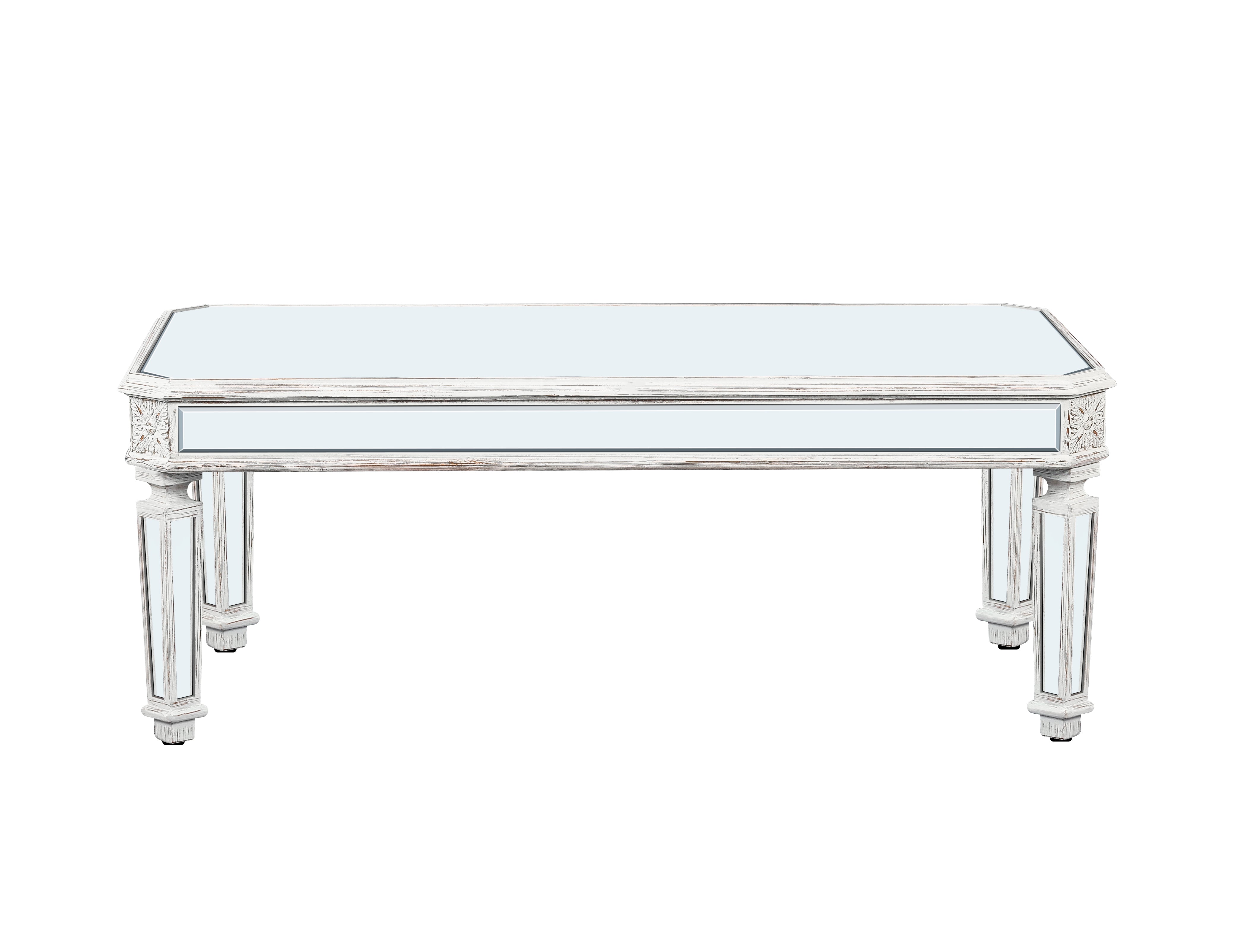 Silver Mirrored Coffee Table