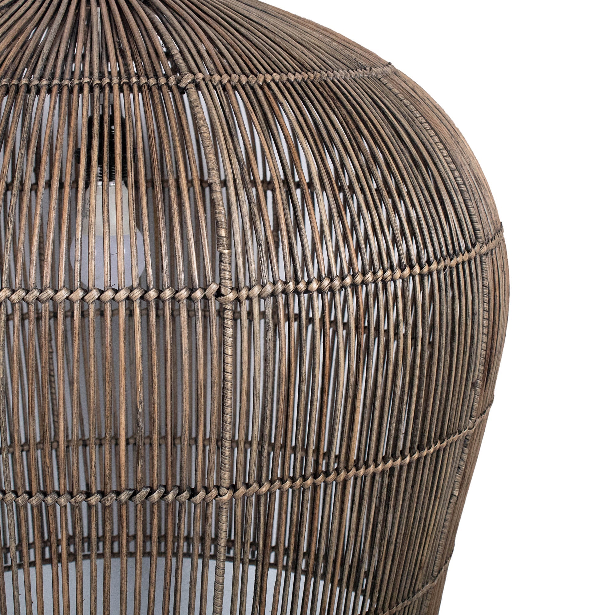 Rattan Tulip Pendant