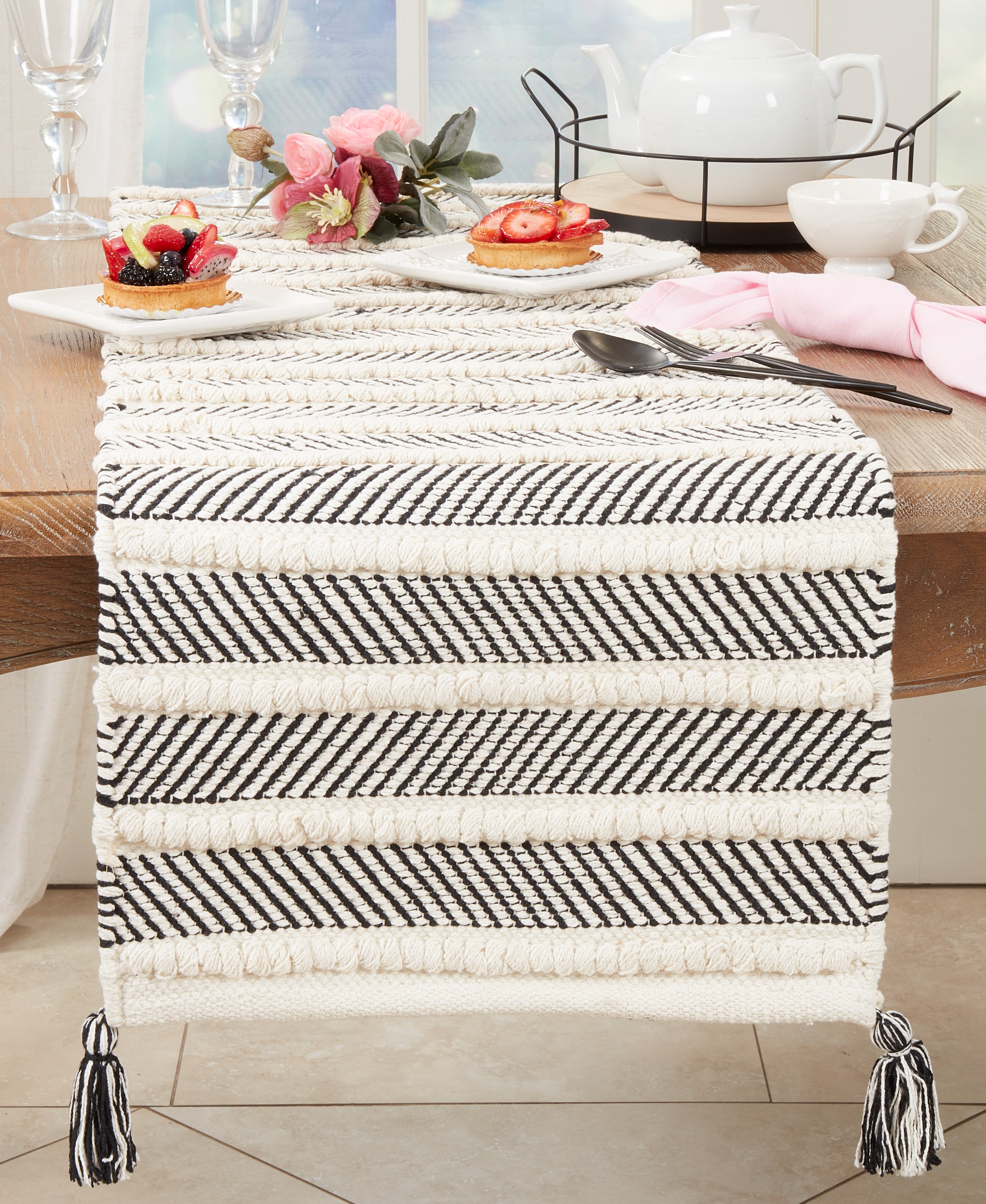 Stripe Design Table Runner
