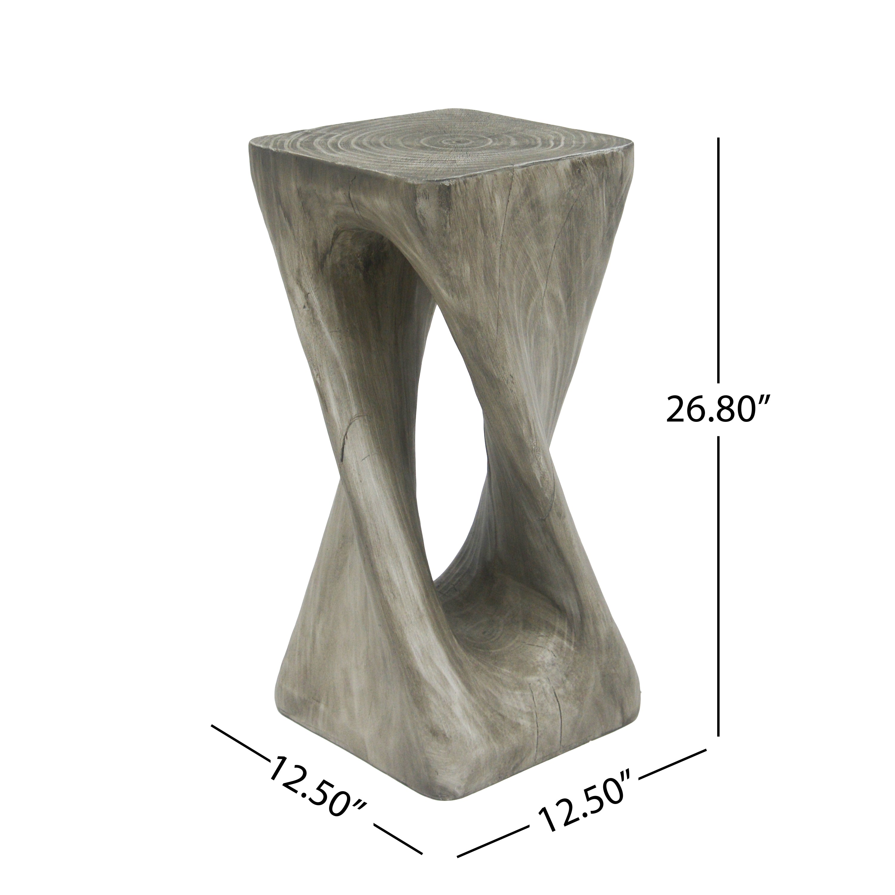 Twist Shape Accent Table