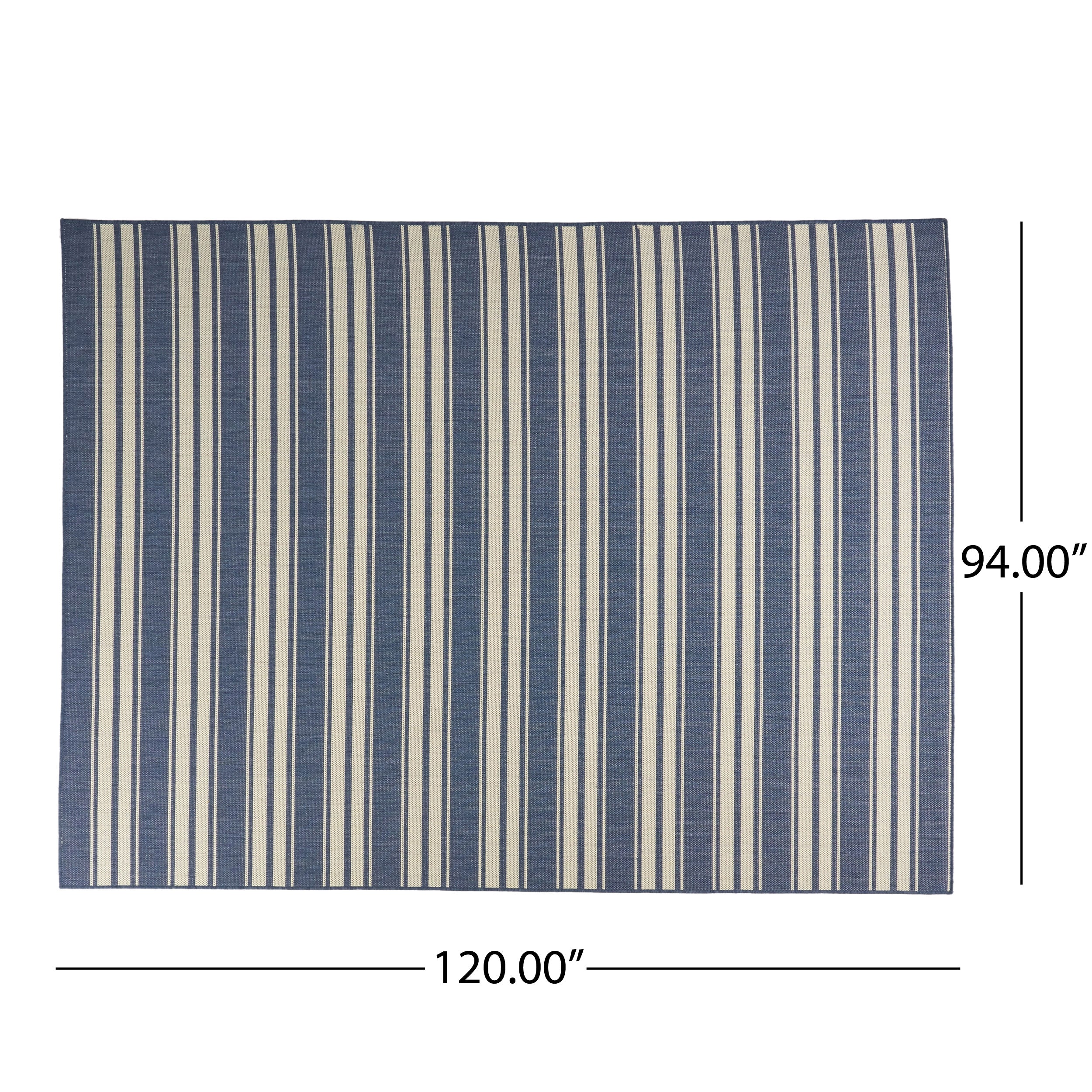 94" x 120" Polypropylene Outdoor Area Rug