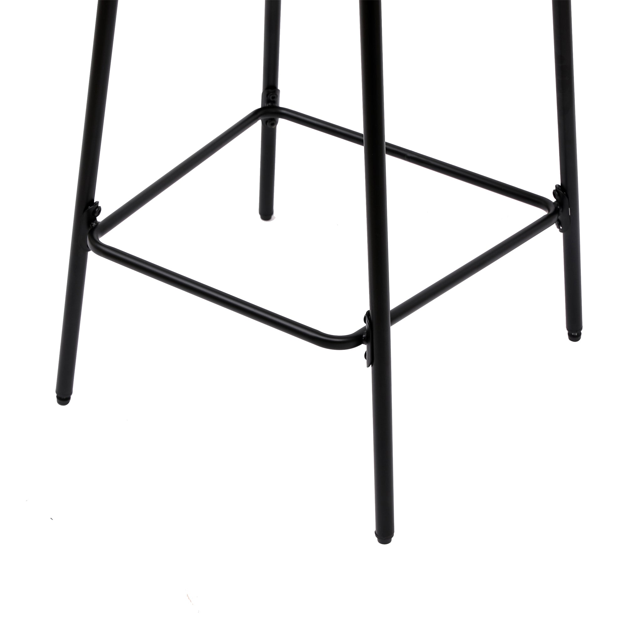Boho Handwoven Paper Rope Counter Stools, Set of 2