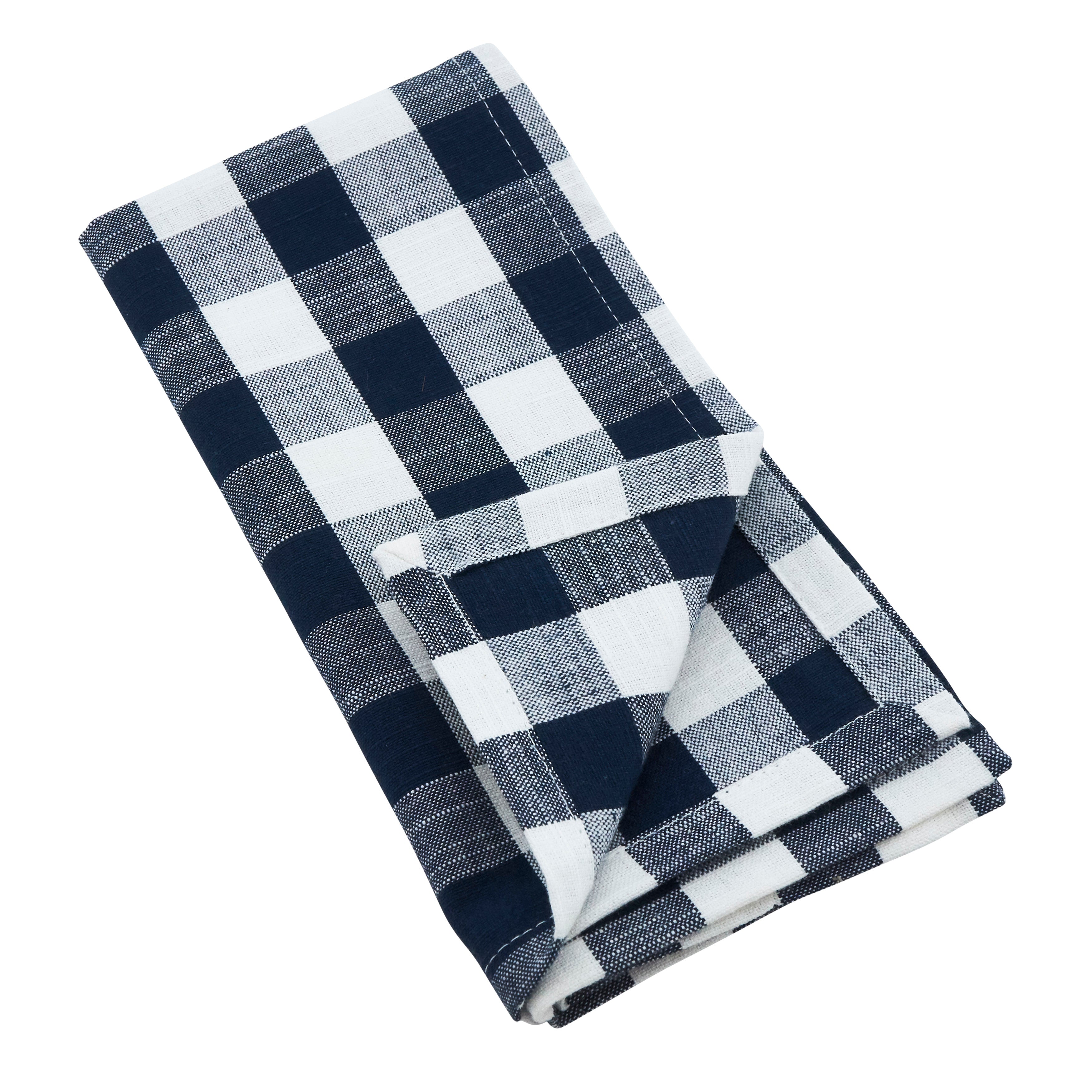 Gingham Design Napkin, Set of 4