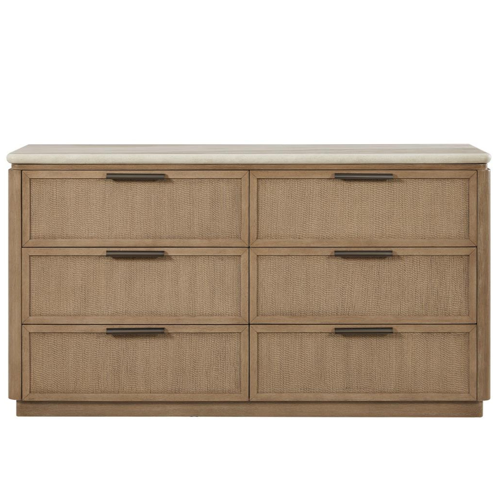 Palmera Rope Pattern Design 6-Drawer Dresser