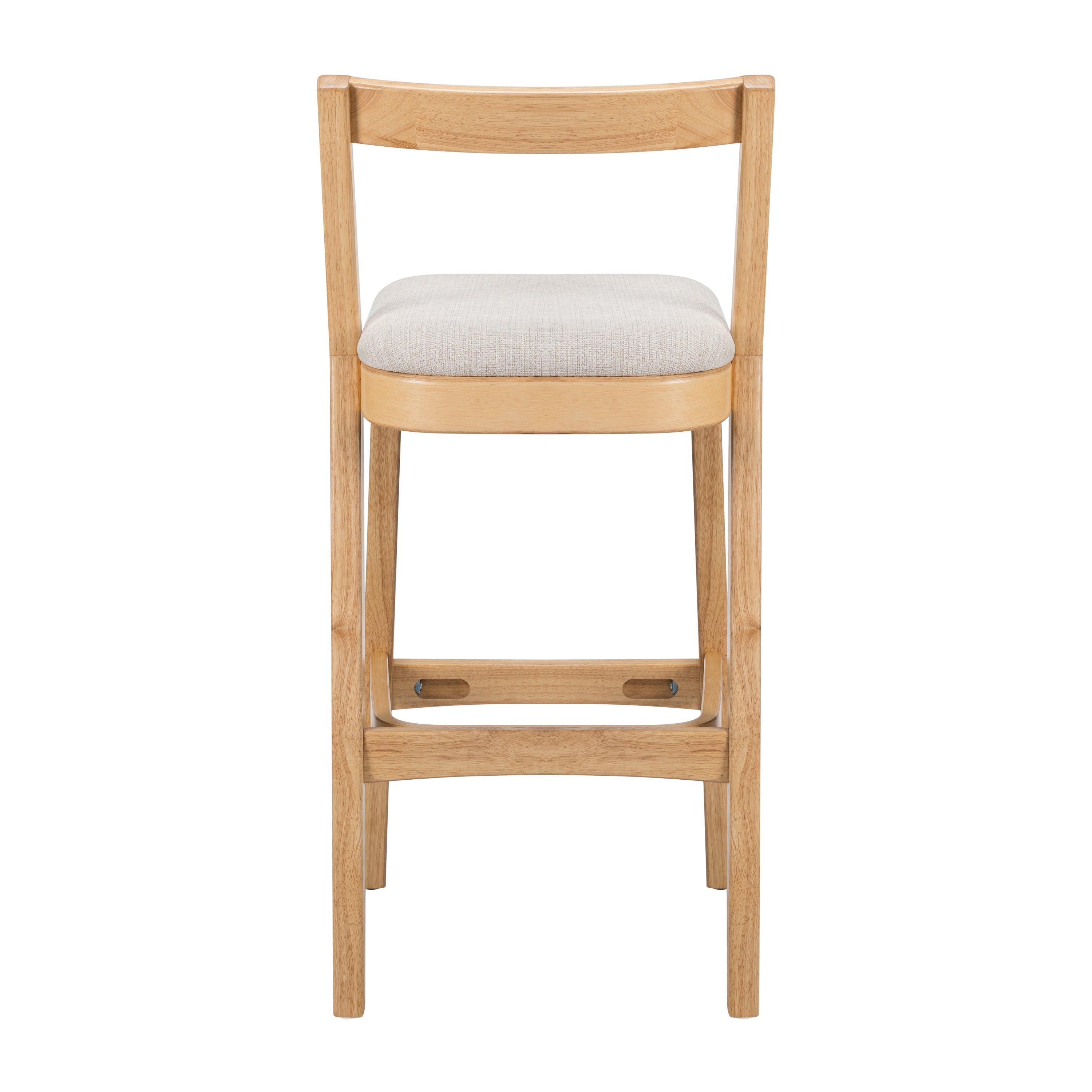 Jasper Indoor Rubberwood Barstool, Set of 2