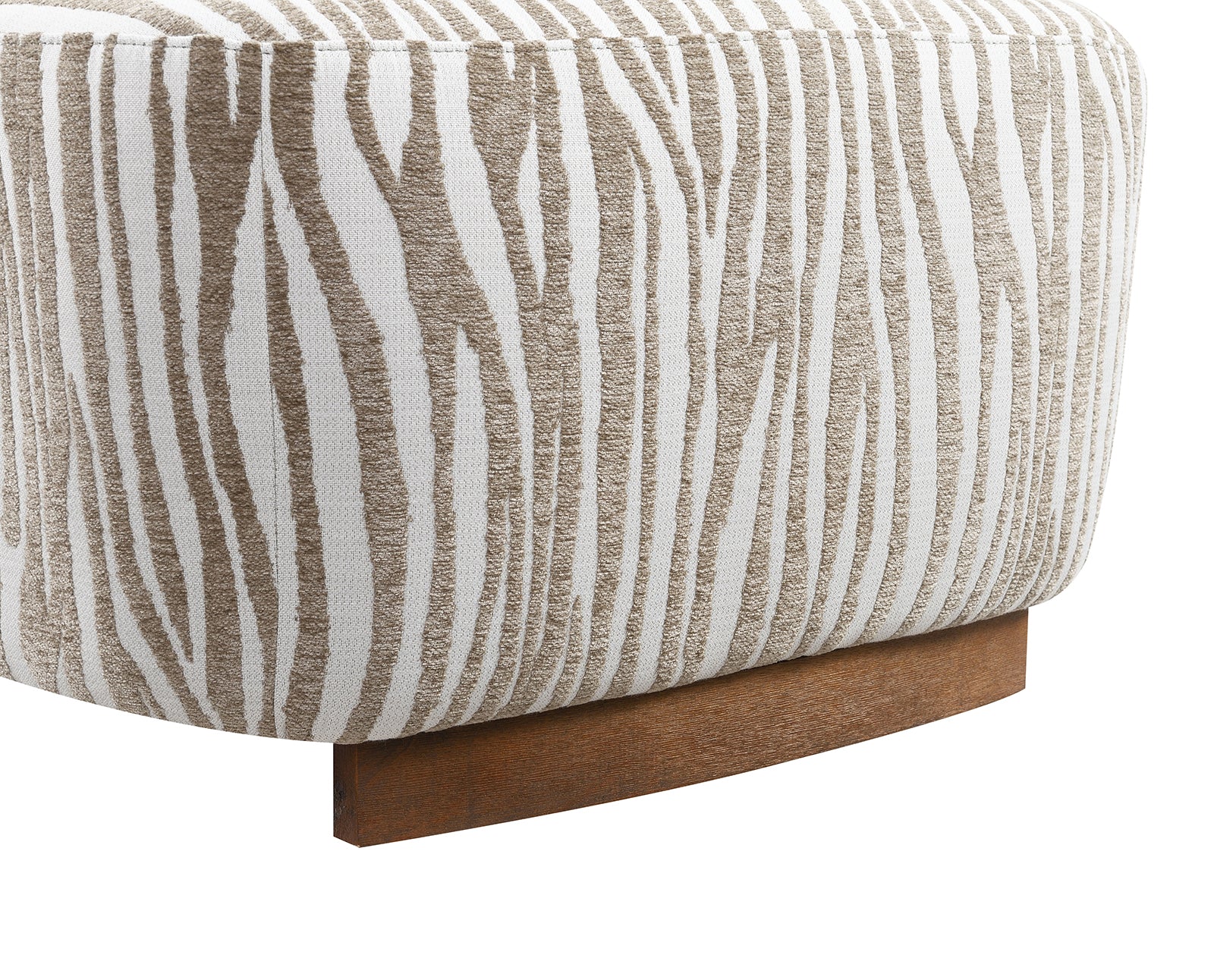 Avril Modern Zebra Stripe Accent Chair