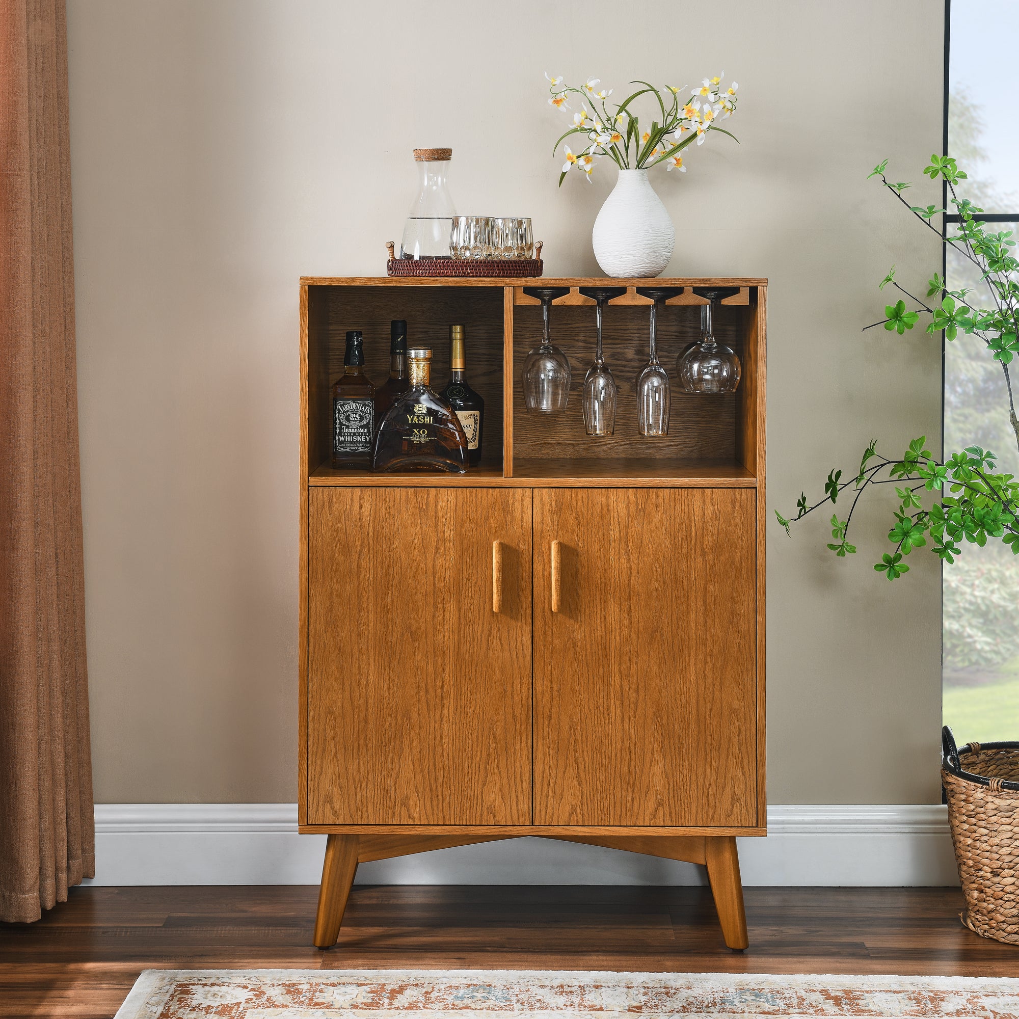 Mid-Century Modern Bar Cabinet