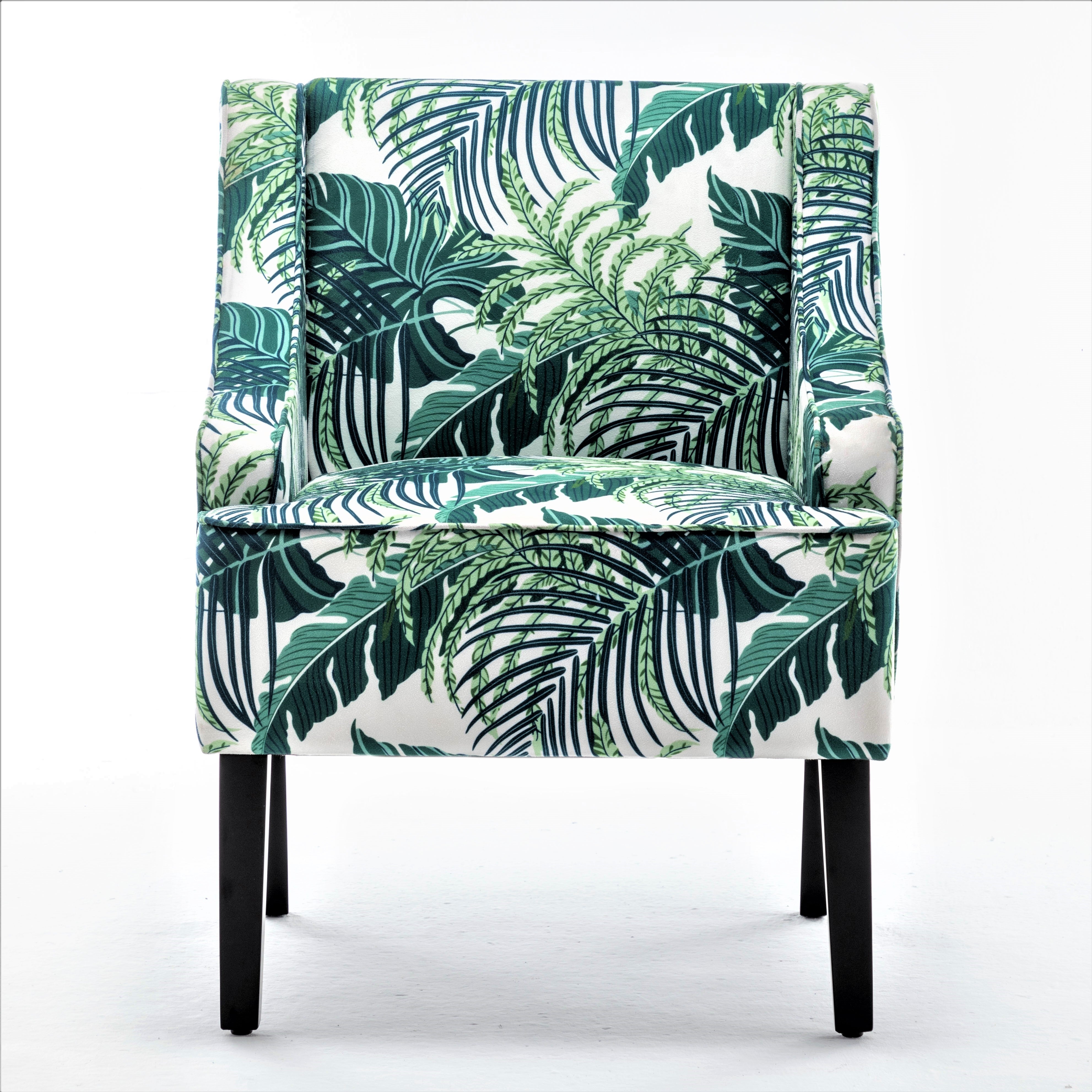 Versatile Palm Upholstered Side Chair
