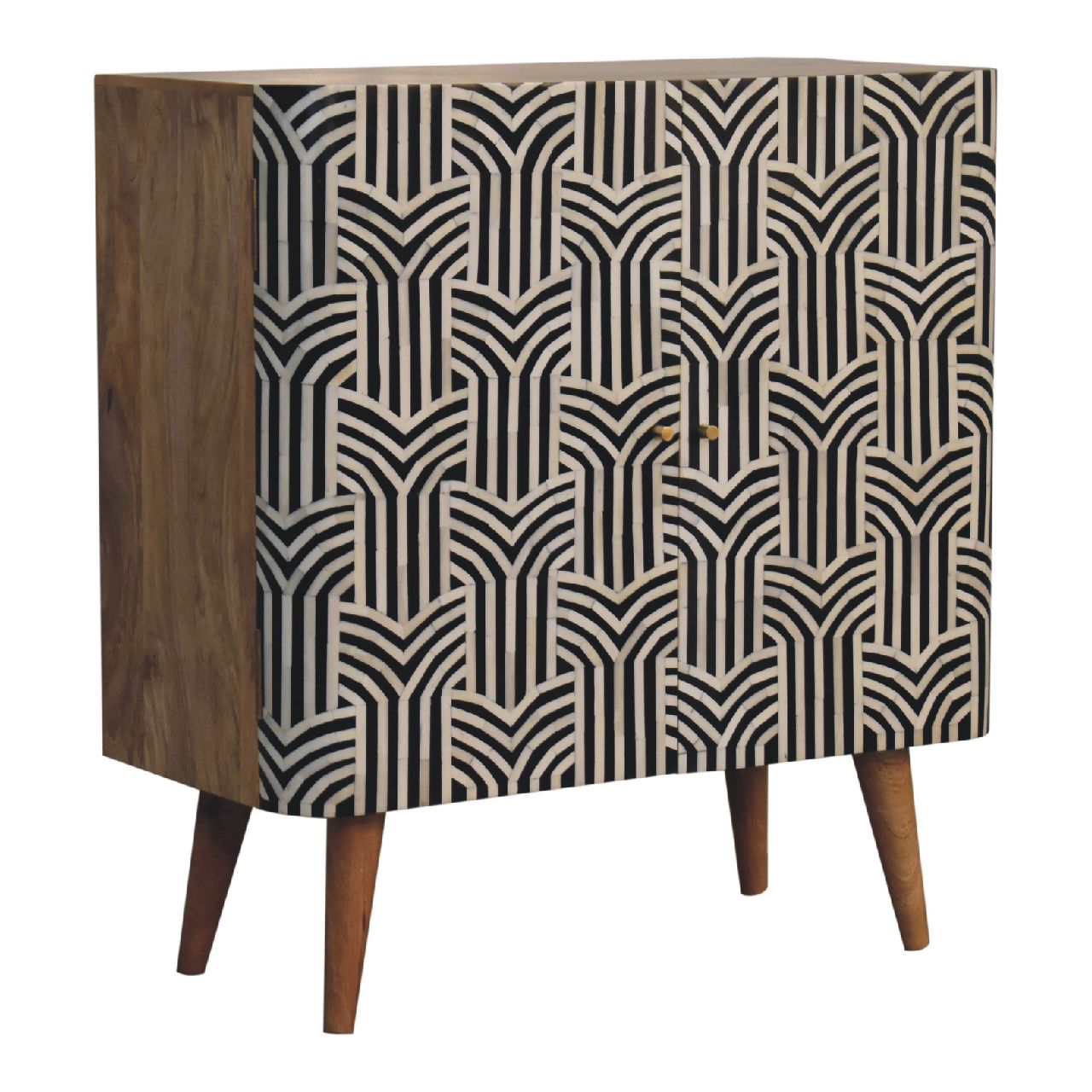 Edessa Solid Wood & Bone Inlay Cabinet