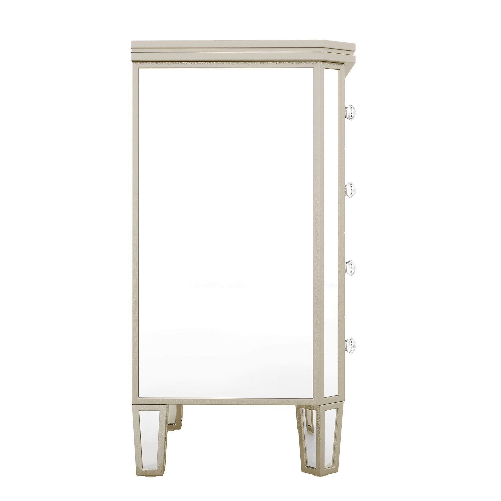 31.5" Chest with 4 Drawers and Golden Lines
