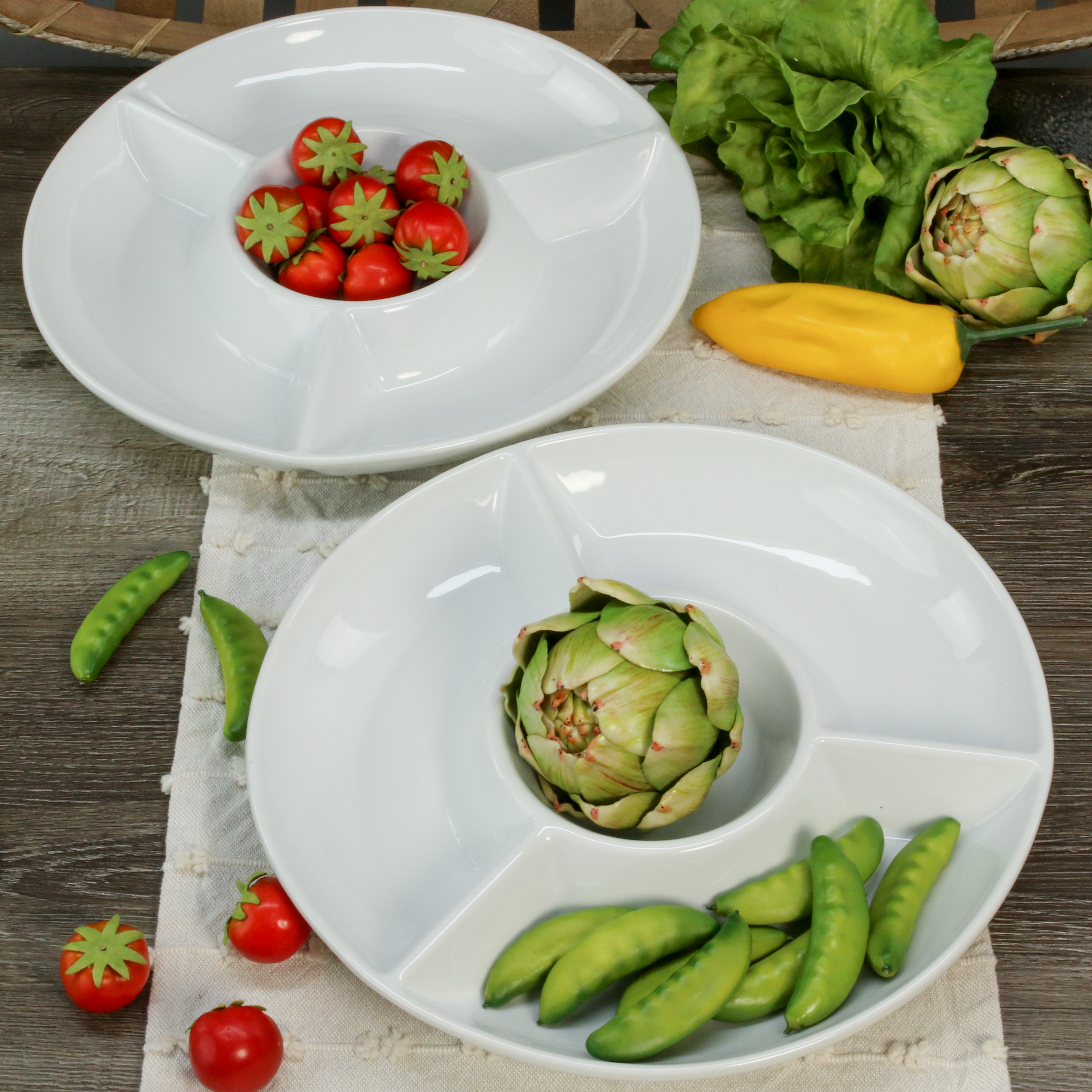 Round Chip-N-Dips, Set of 2