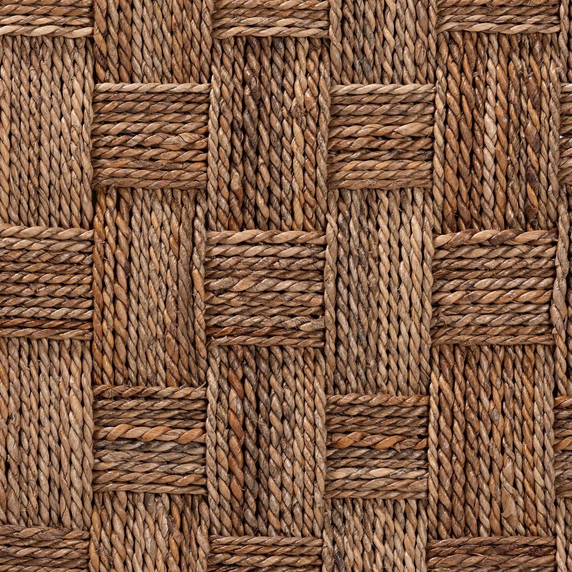 Bohemian Natural Seagrass End Table