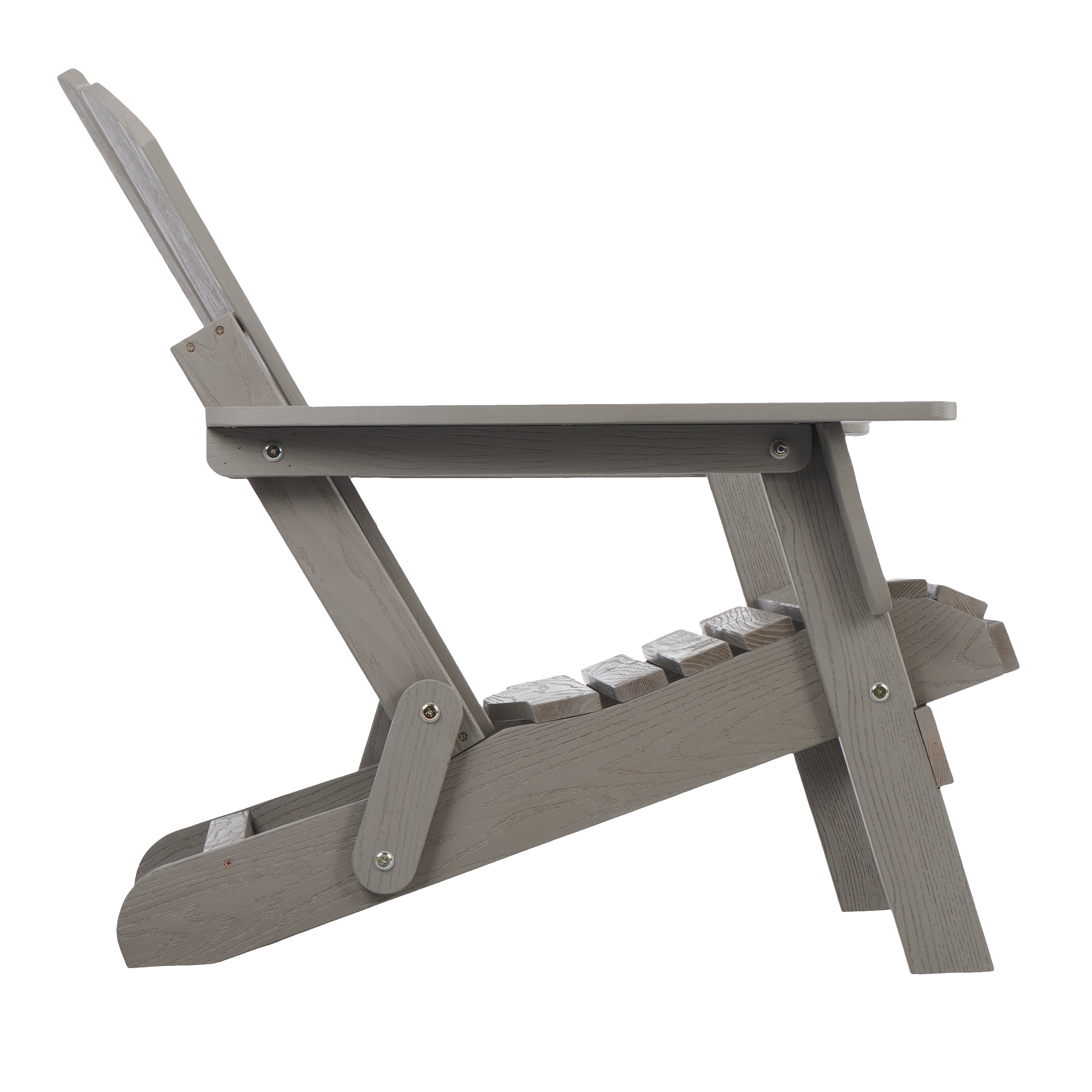 Oversized Wooden Outdoor Folding Adirondack Chair