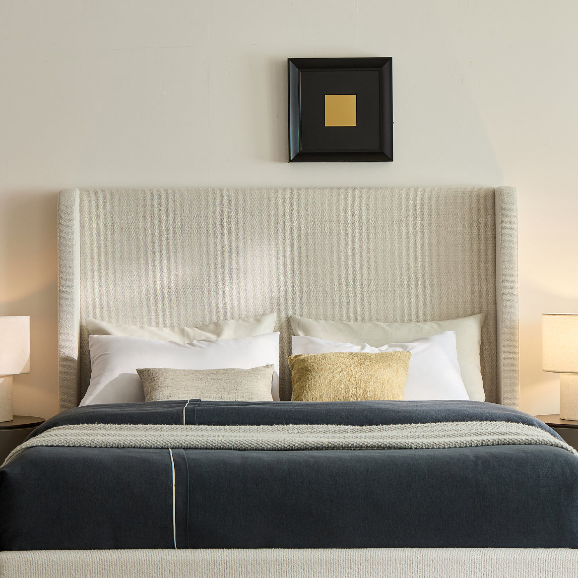 Harper Tall Headboard Upholstered Bed