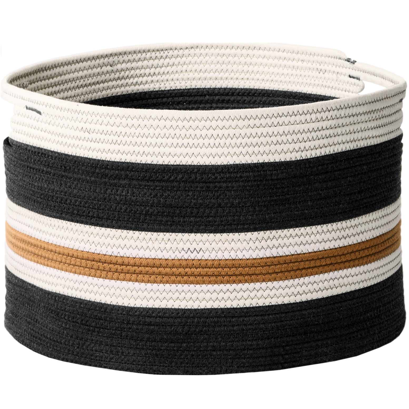 Cotton Round Laundry and Storage Basket