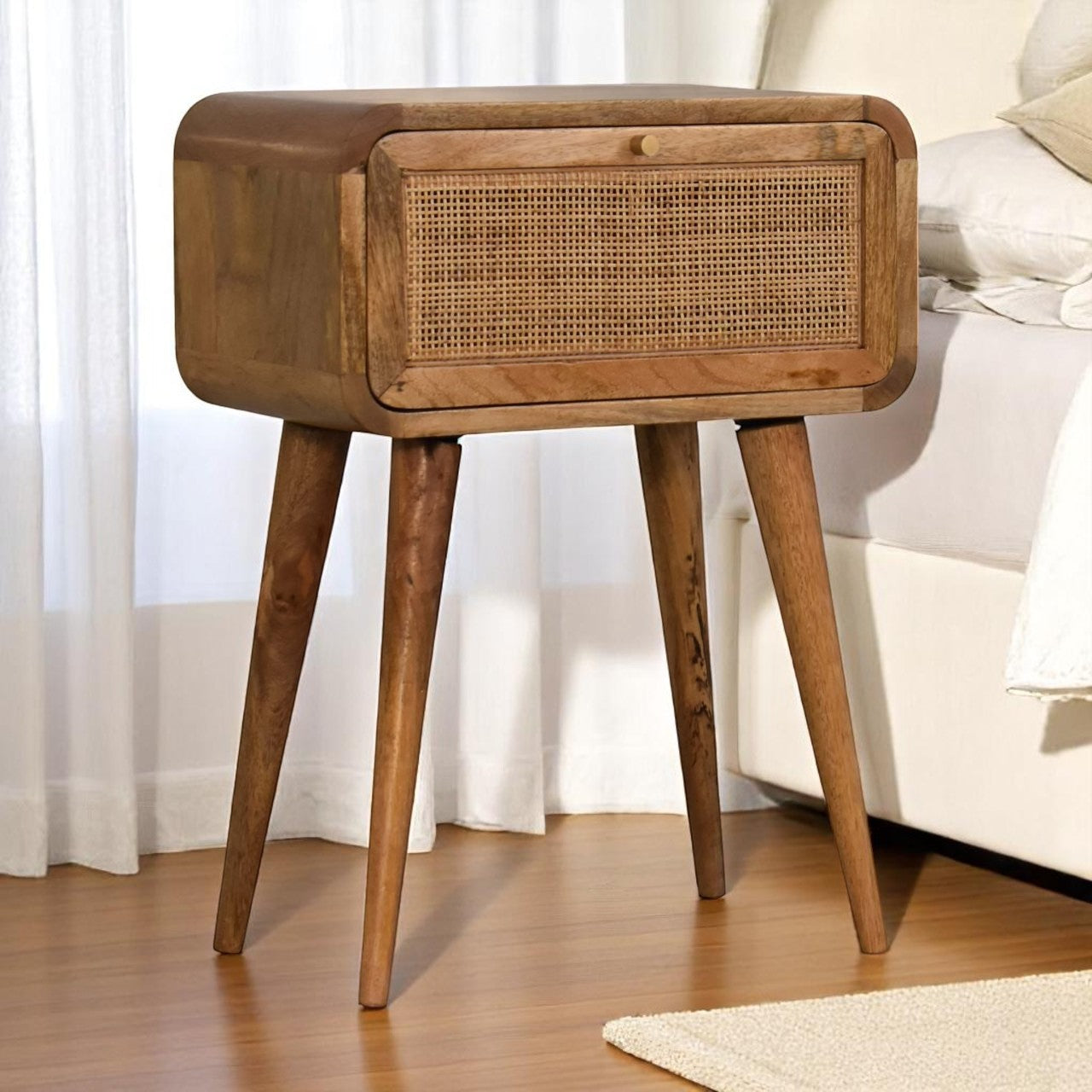Mini Woven Nightstand