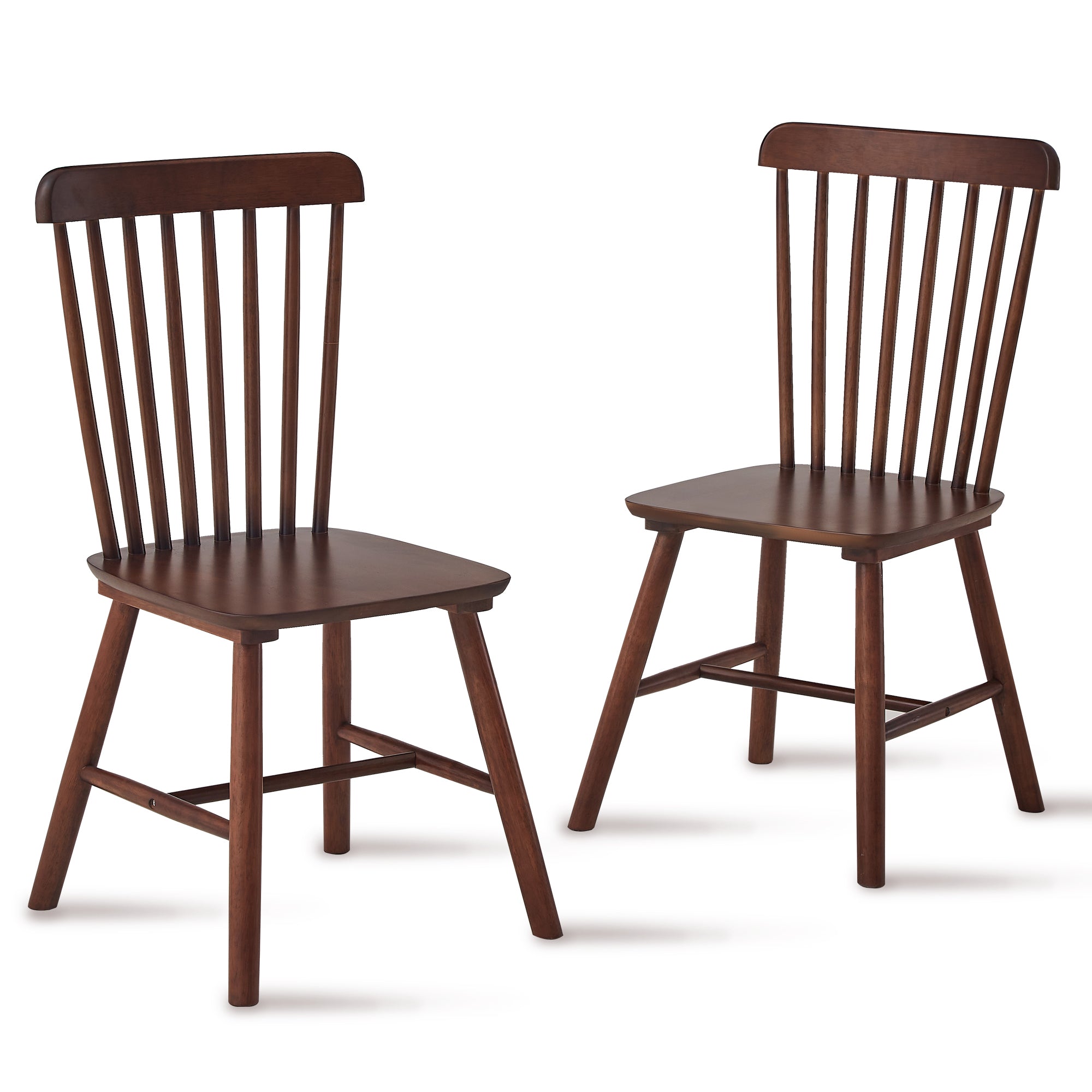 Modern Farmhouse Spindle Back Dining Chairs, Set of 4