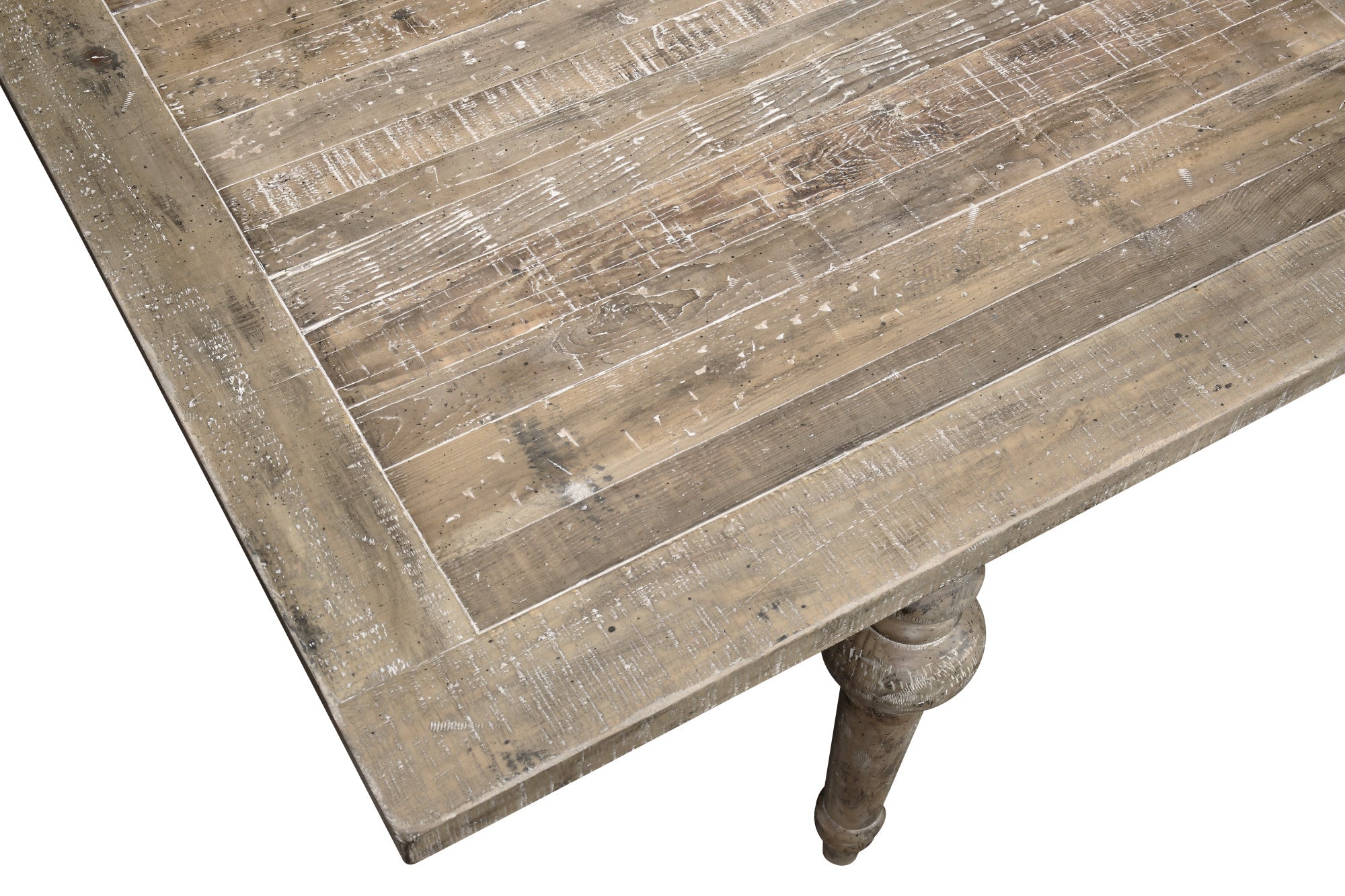 Luden Extendable Rectangular Dining Table with Turned Legs