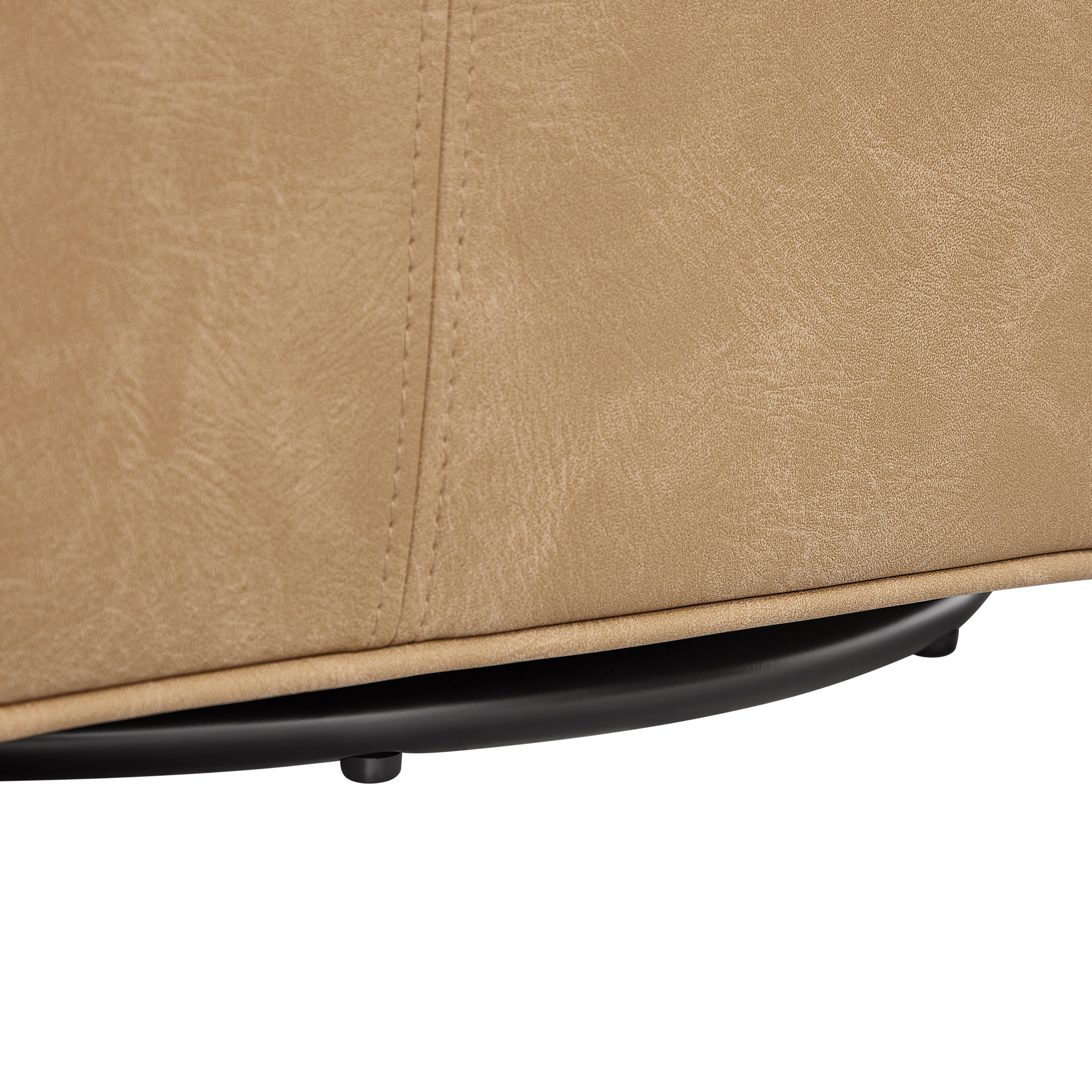 Westly Faux Leather Swivel Accent Chair