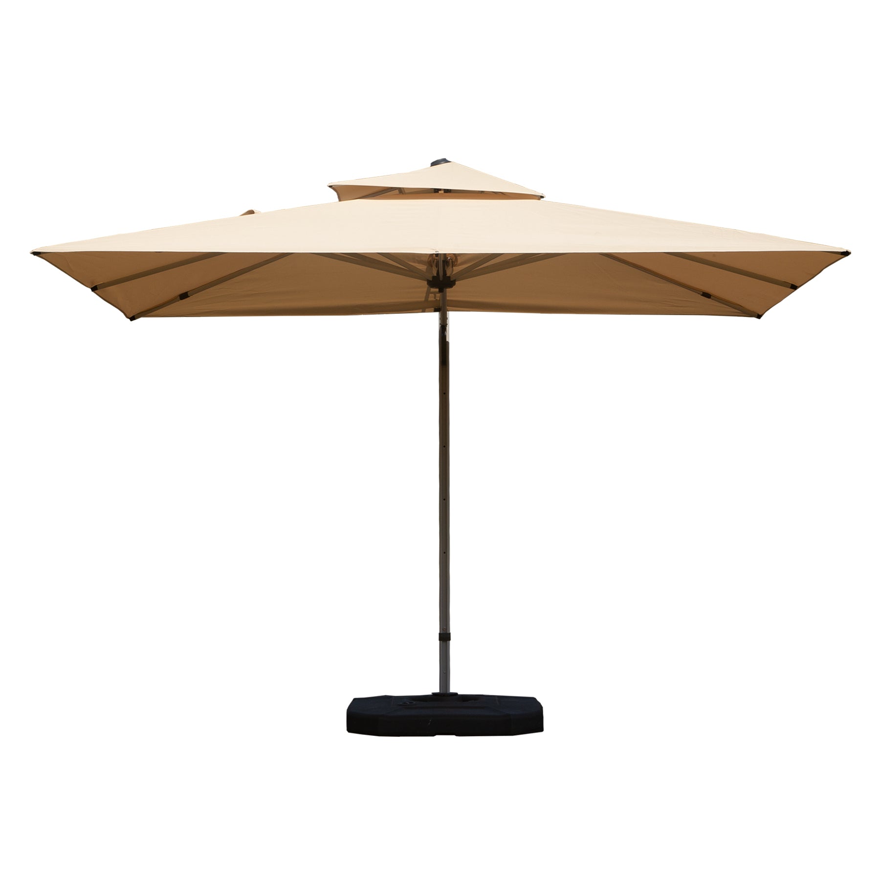 9'x 11' Rectangle Cantilever Umbrella with Center Pole, Base Not Included