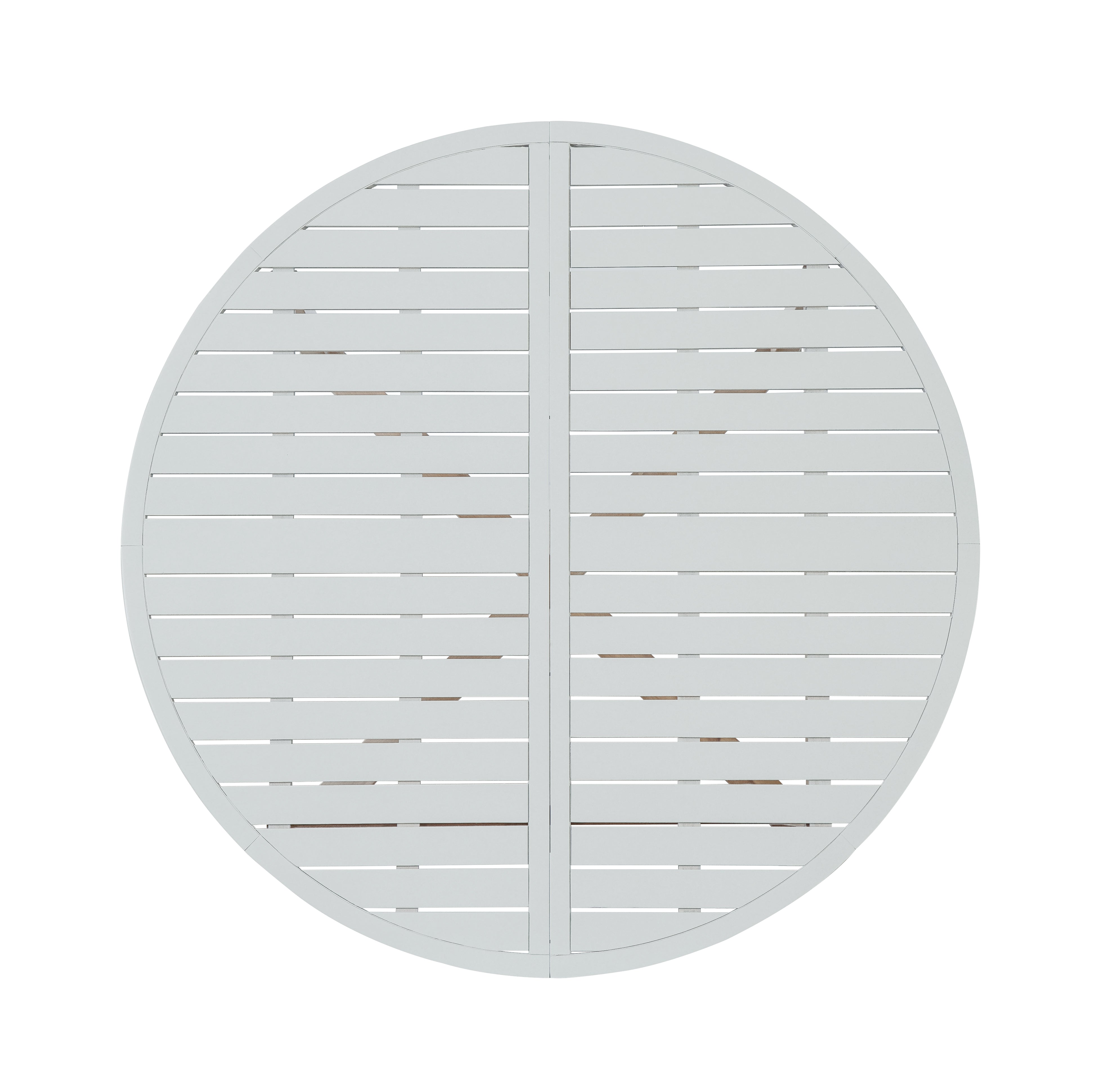 U_STYLE 5-Piece Outdoor Dining Set with 4 Acacia Wood Chairs,47.2" Round Dining Table with Slatted Design, Ideal for Patios, Gardens, Poolsides, and Lawn Areas & Indoor