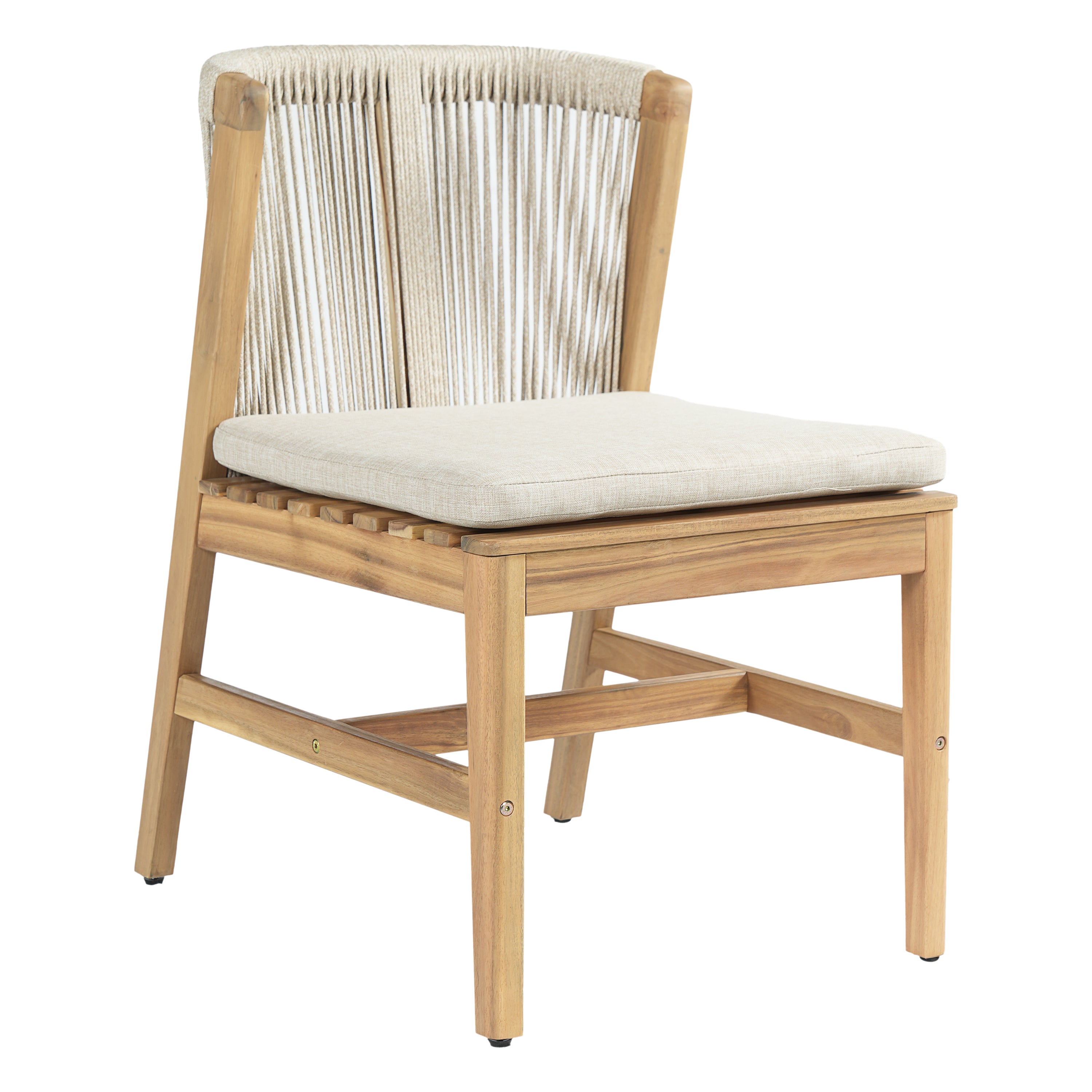 Louie Outdoor Dining Chairs, Set of 2