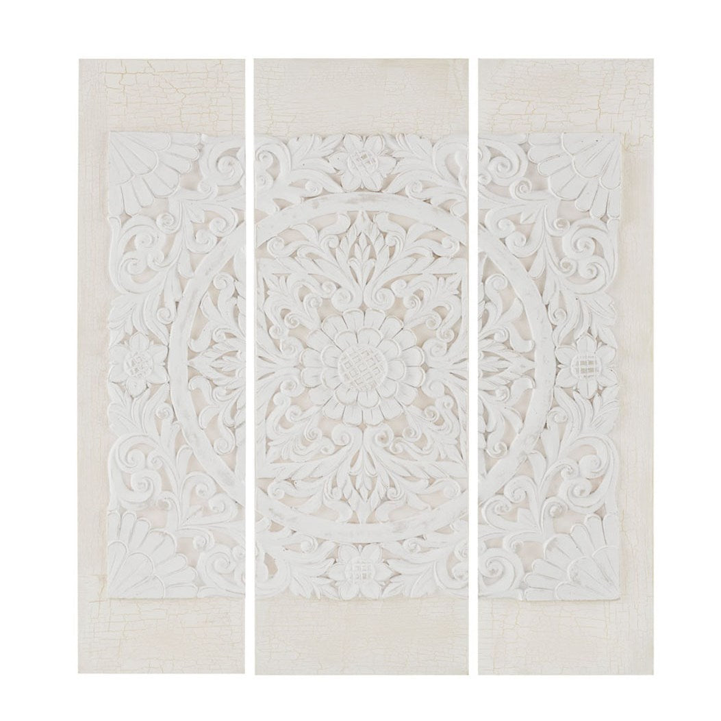 3-Piece Dimensional Resin Canvas Wall Art Set