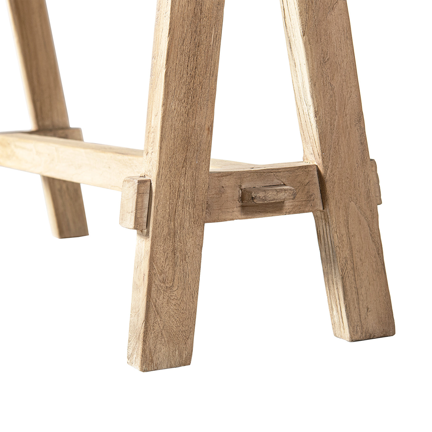 Hawthorne Solid Reclaimed Elm Trestle Console Table