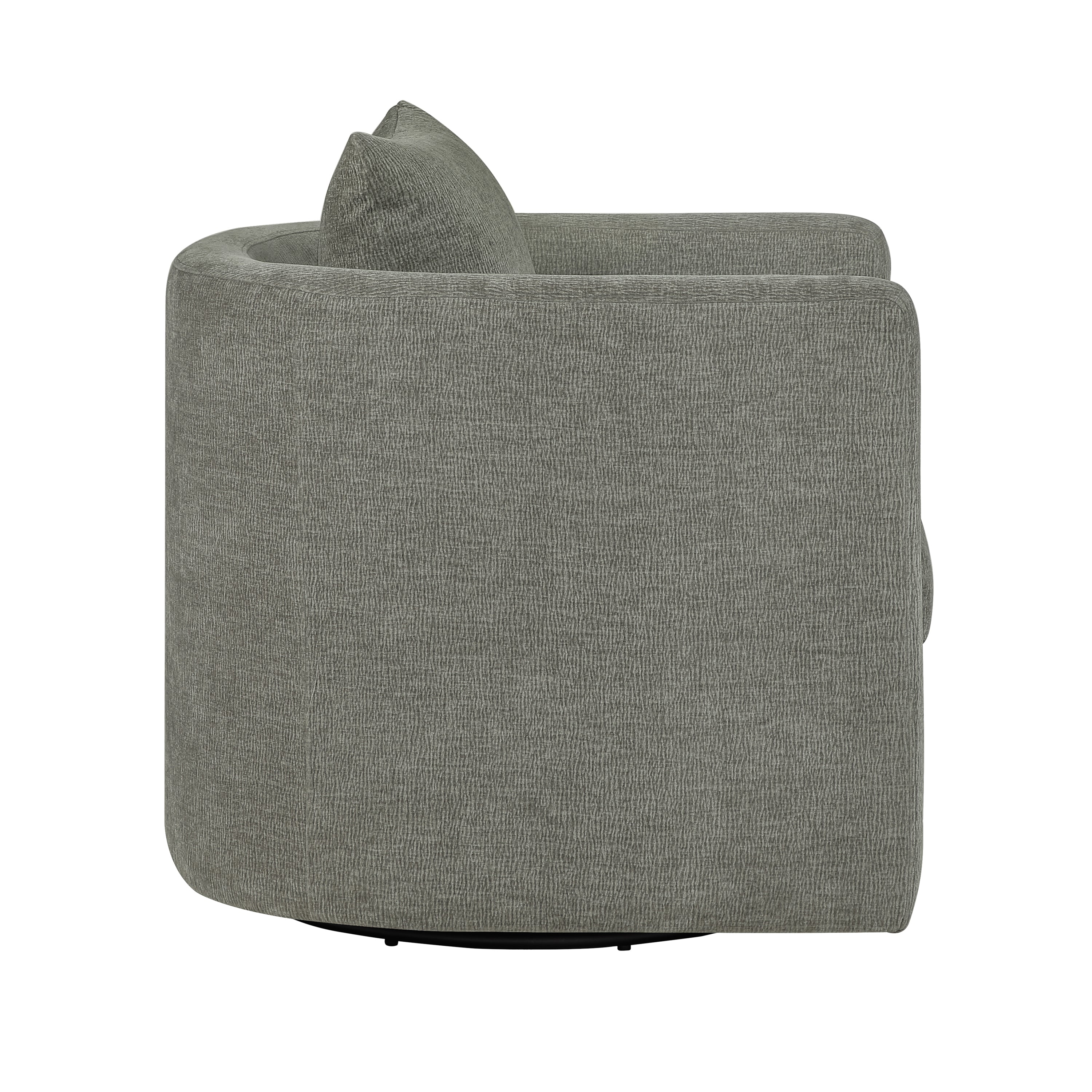 Sutton Swivel Barrel Chair with Performance Fabric