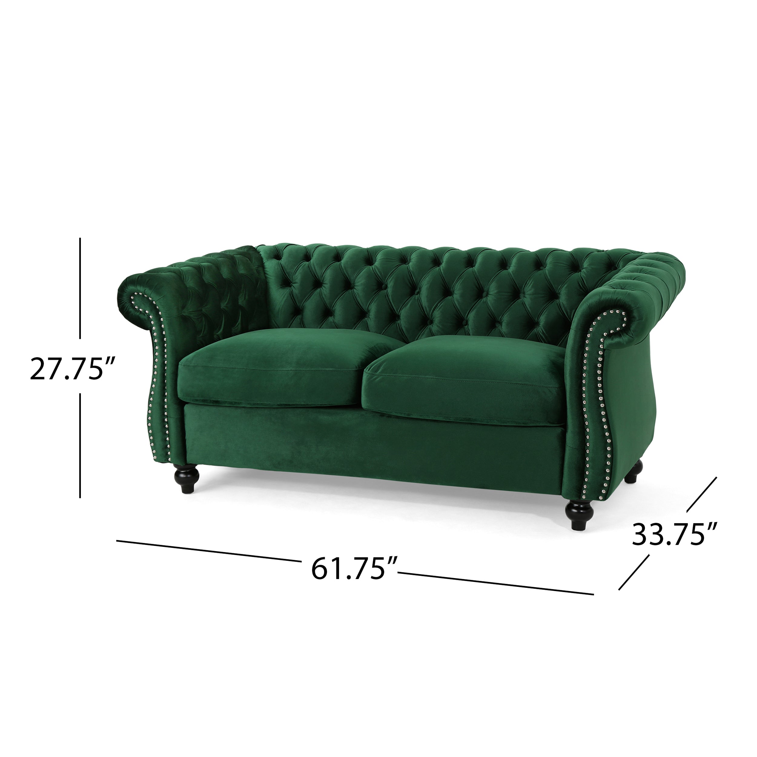 Chesterfield Style Loveseat