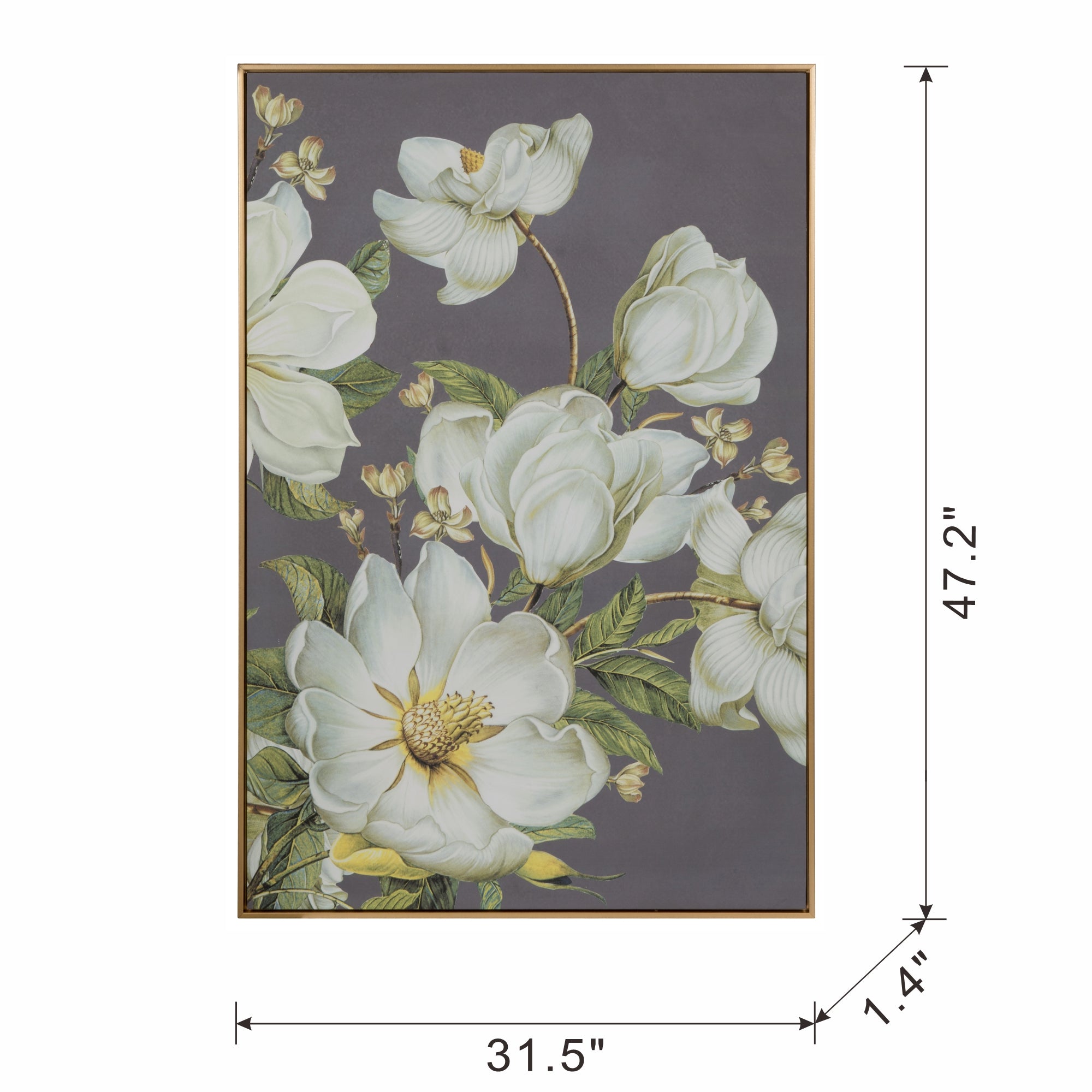 31.5" x 47" Rectangle Botanical Wall Art Prints