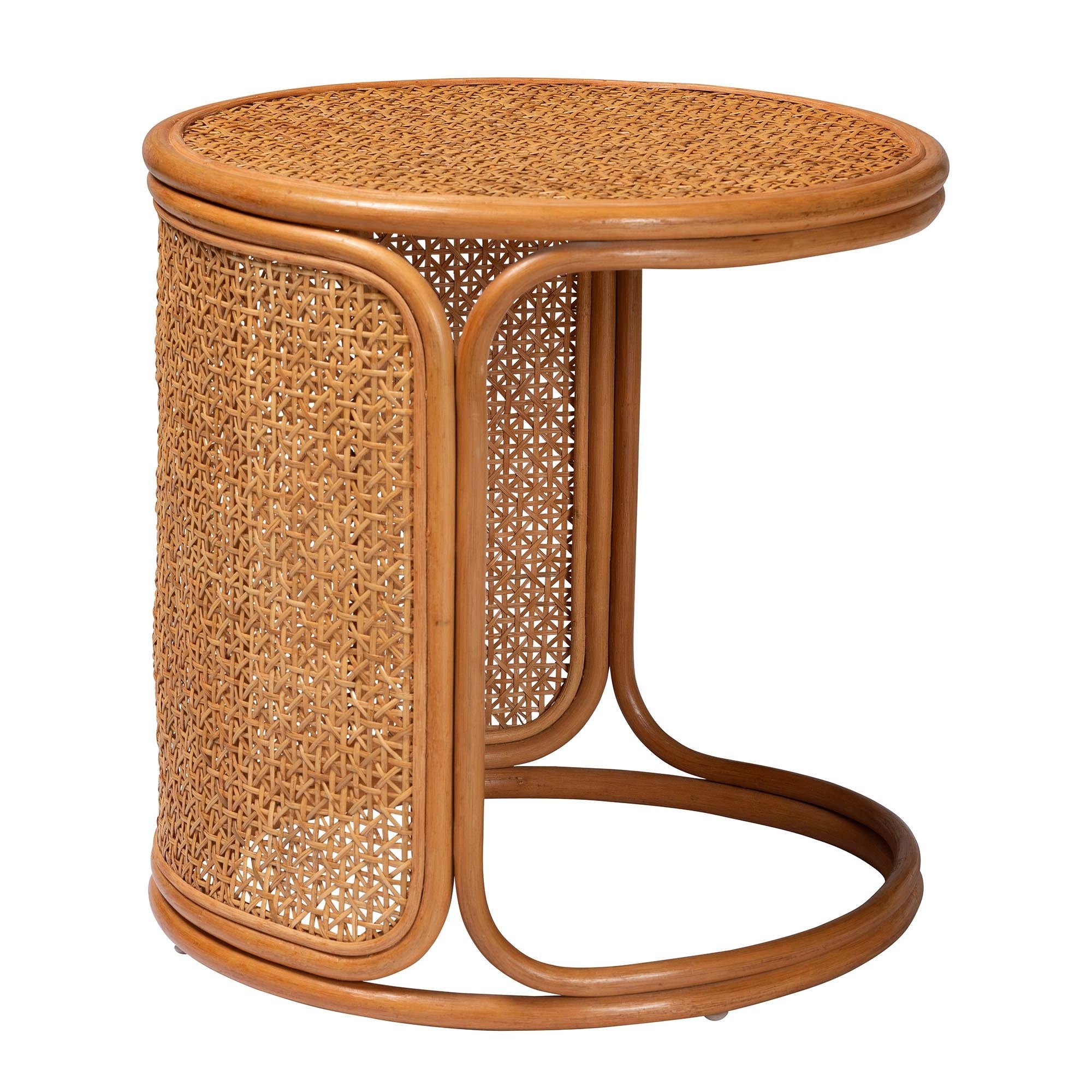 Phyllis Rattan End Table