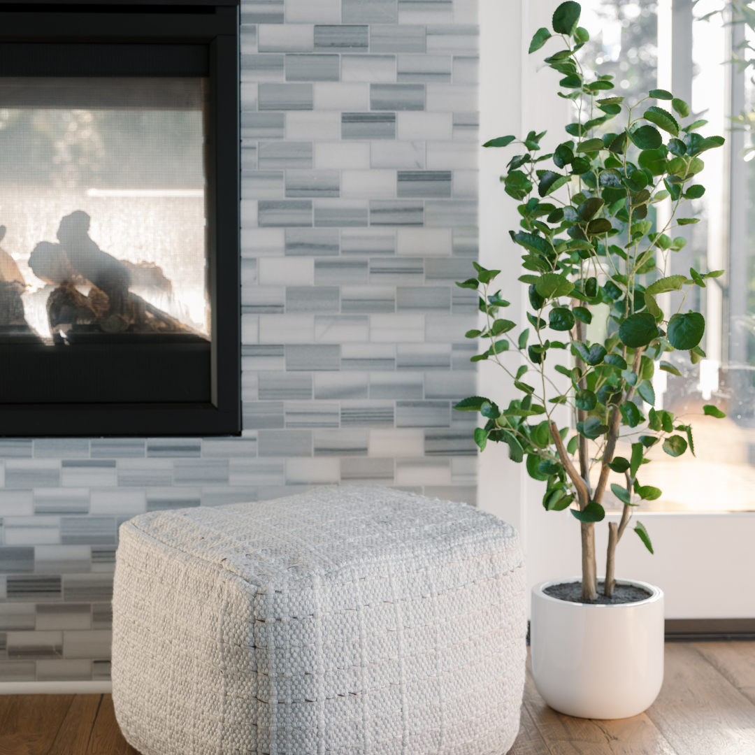 Faux Potted Eucalyptus Tree, 4 ft
