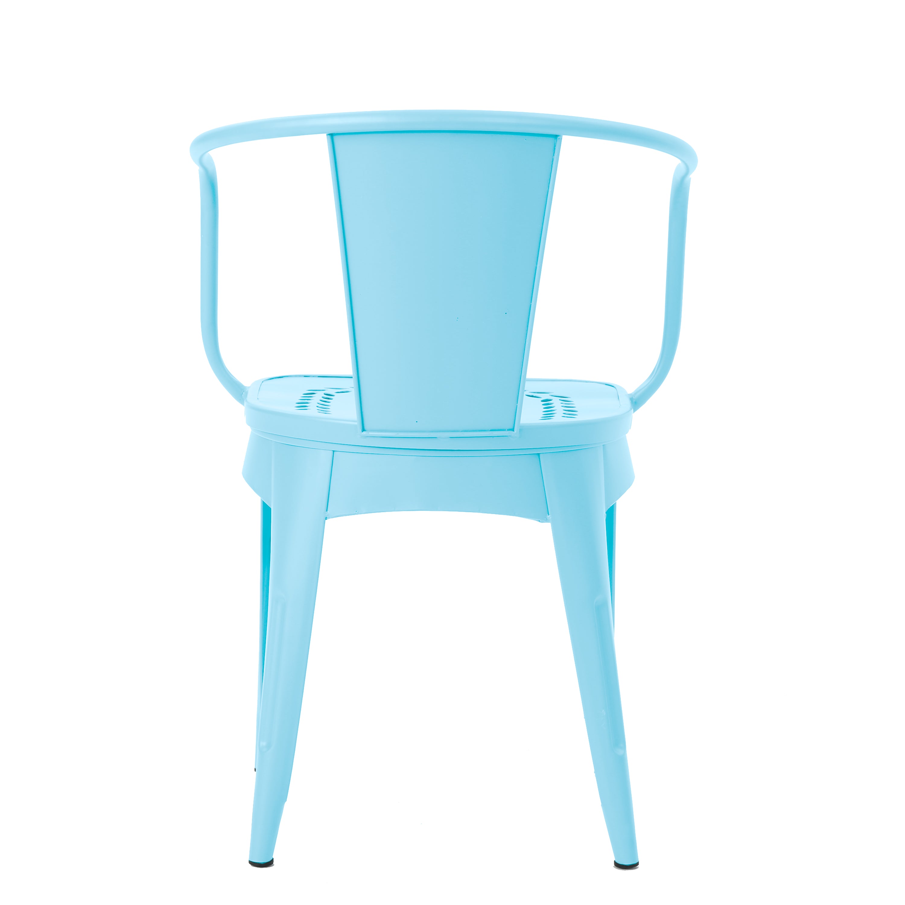 Pursuant 3-Piece Iron Bistro Set with Round Table and 2 Curved Back Chairs