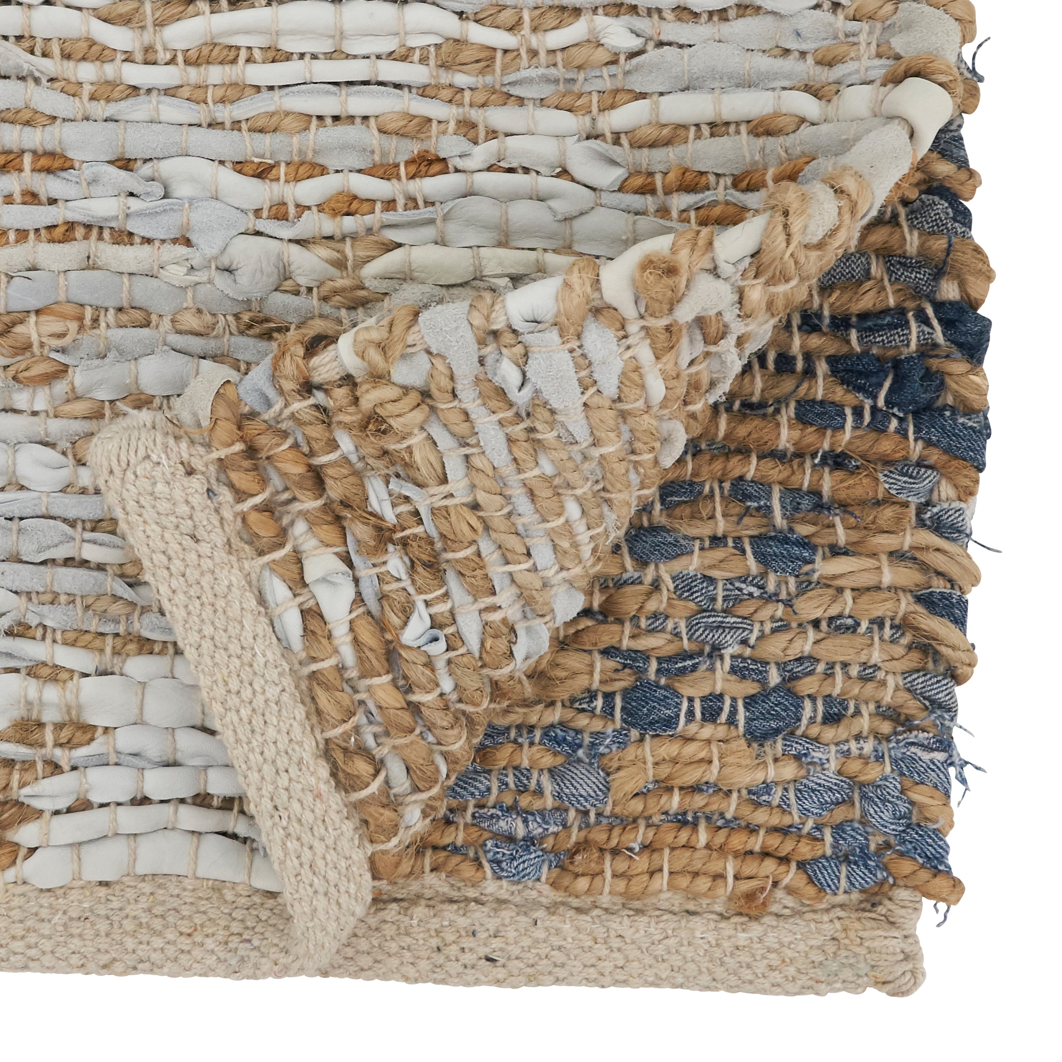 Diamond Stripe Chindi Table Runner
