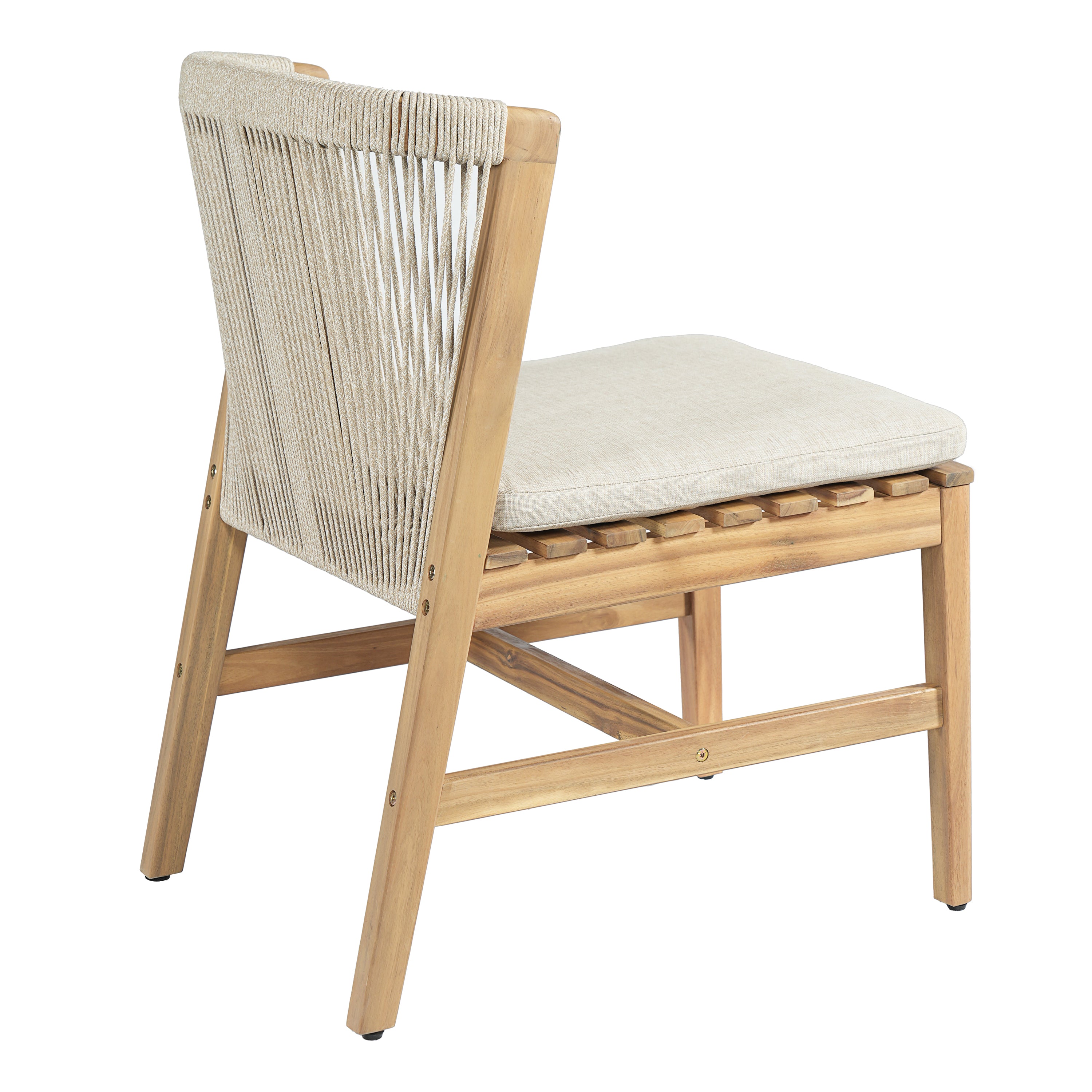 Louie Outdoor Dining Chairs, Set of 2