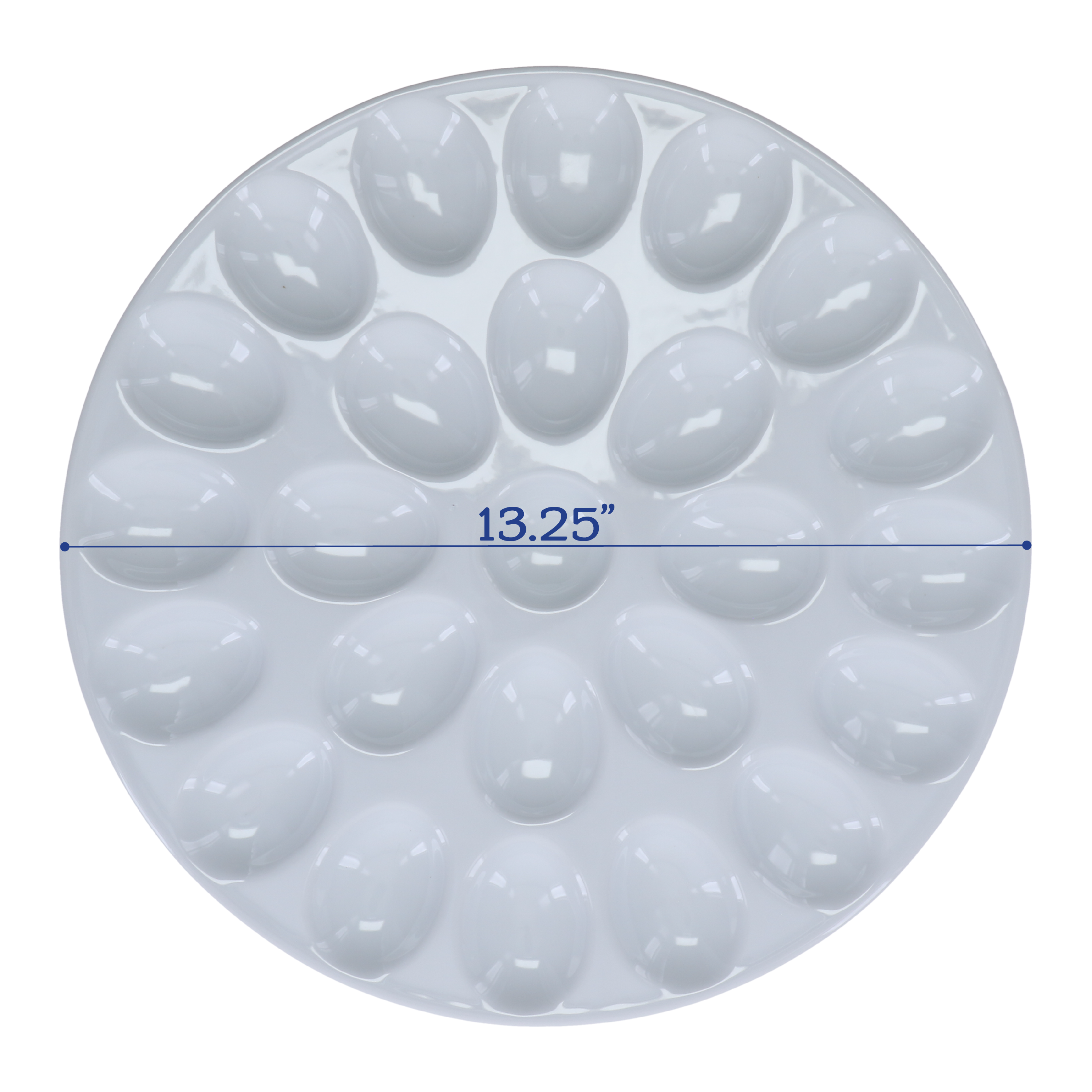 Round Egg Plate