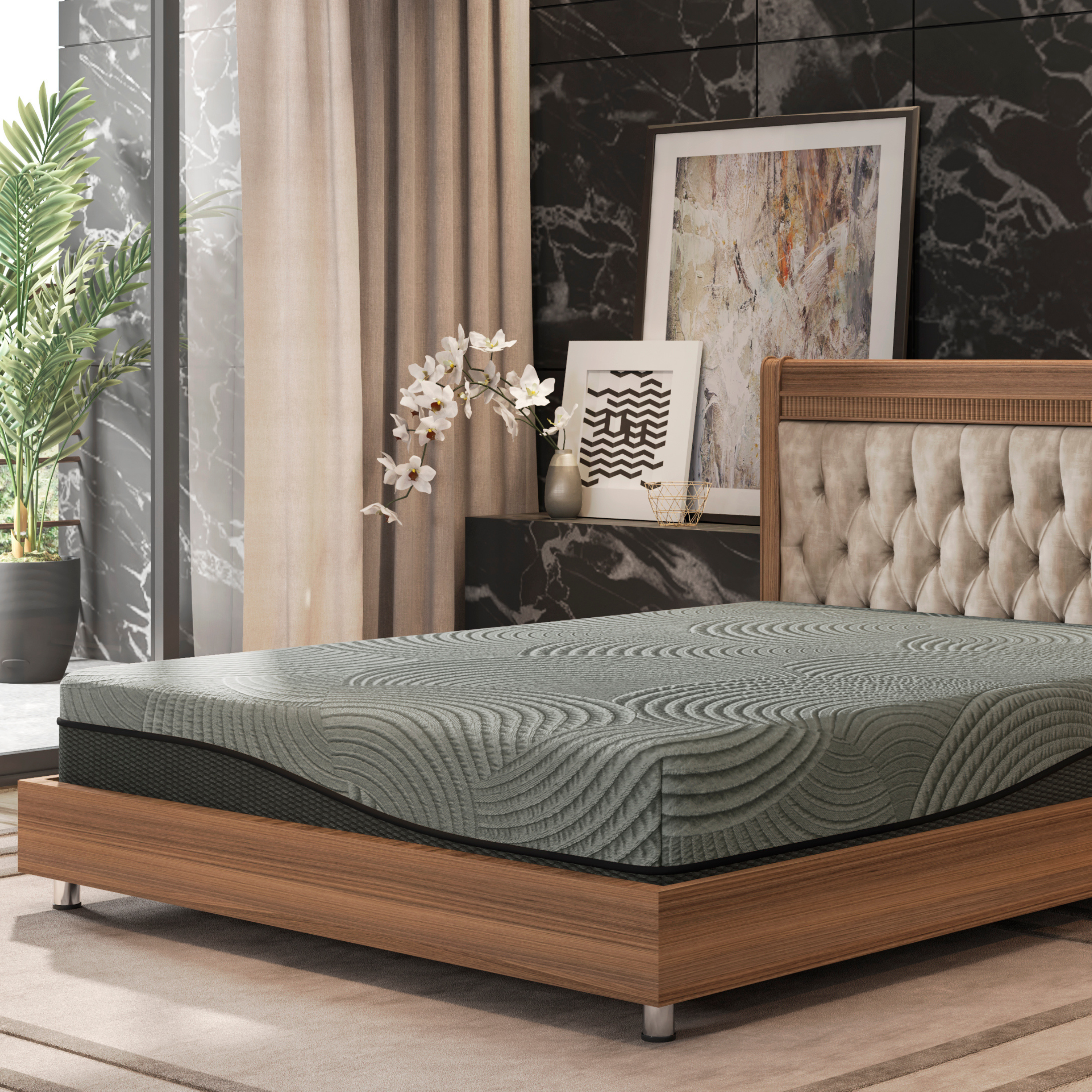 BedTech Gel Max 10 Inch Medium Firm Mattress
