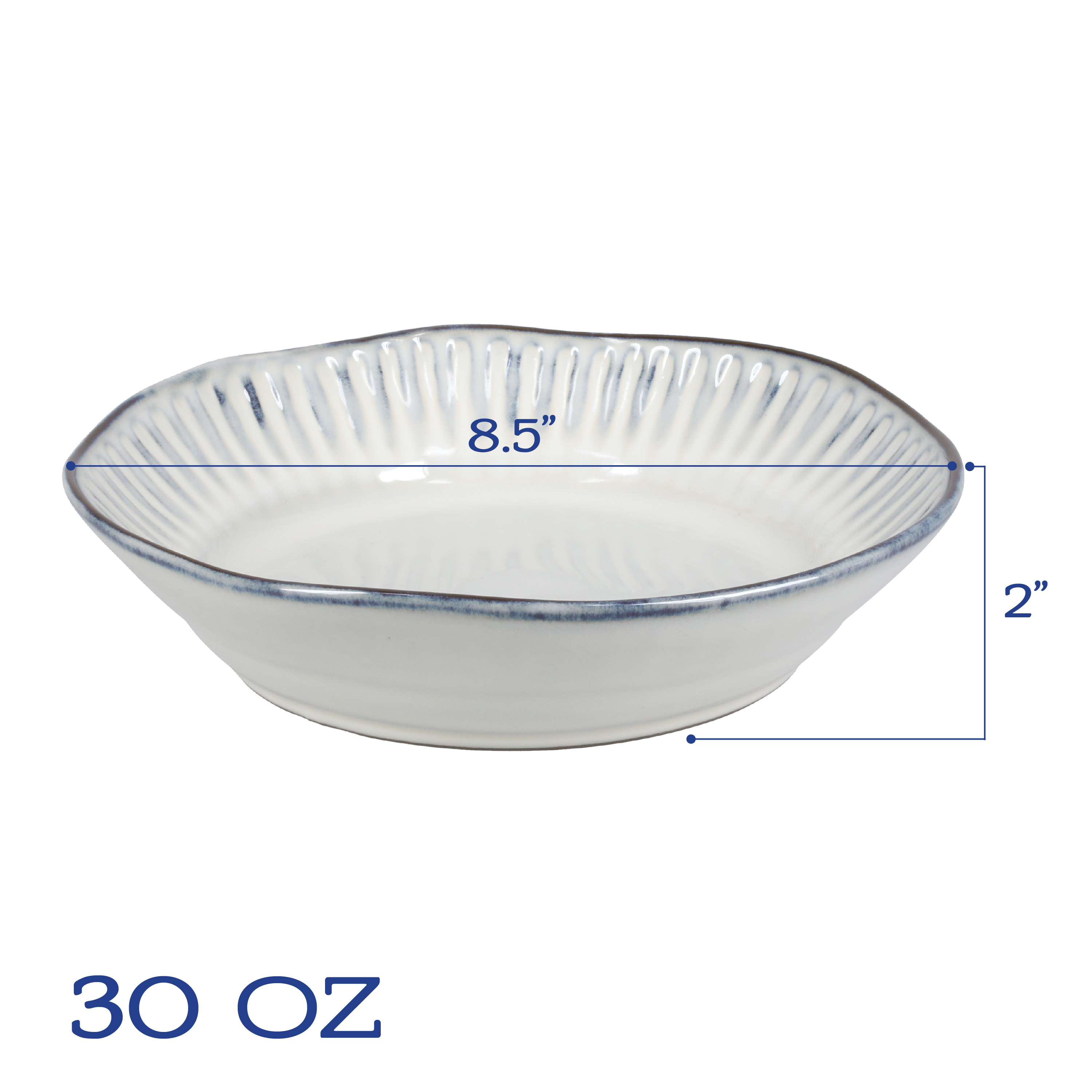 Colonnade Set of 4 Pasta Bowls