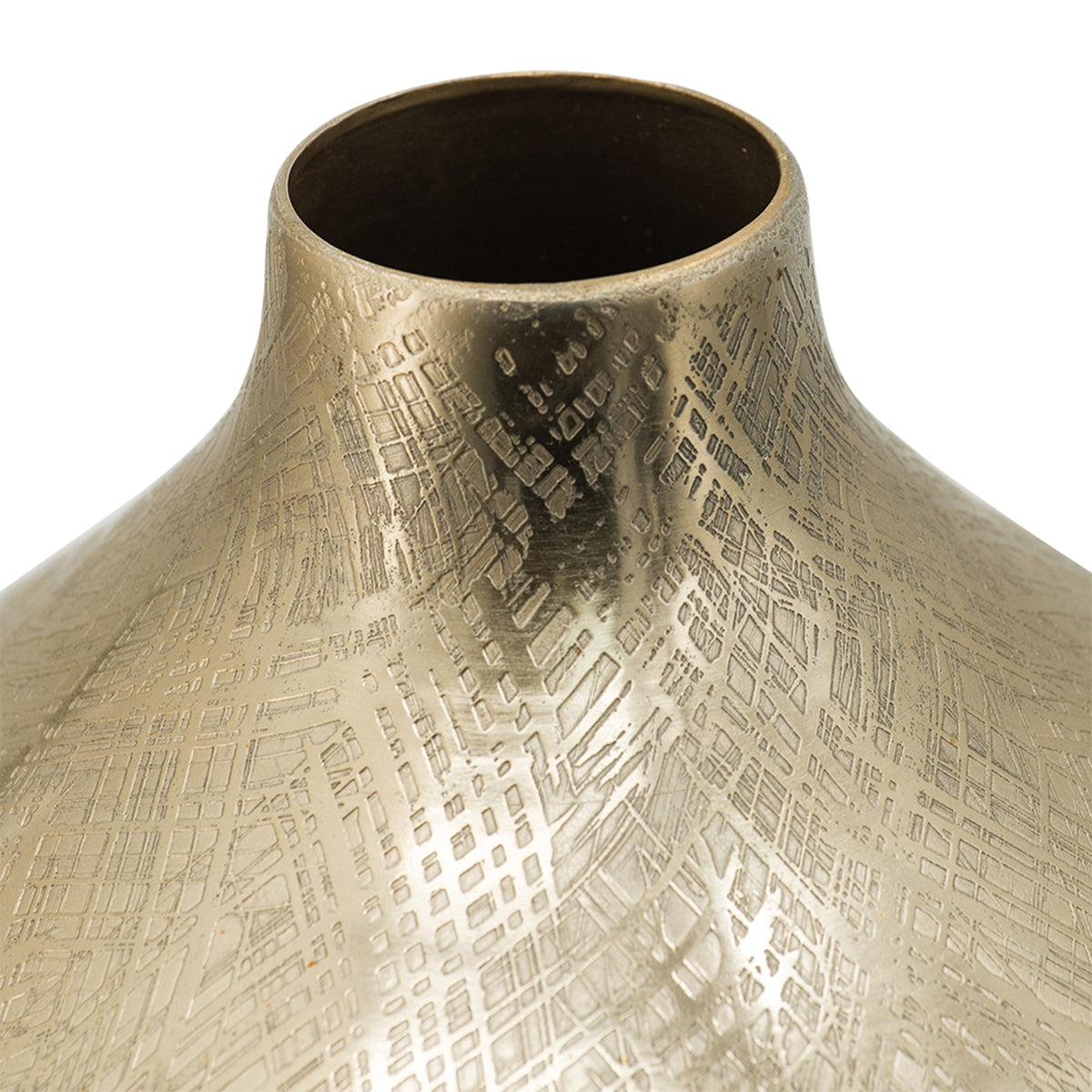 13.5" Aluminum Vase