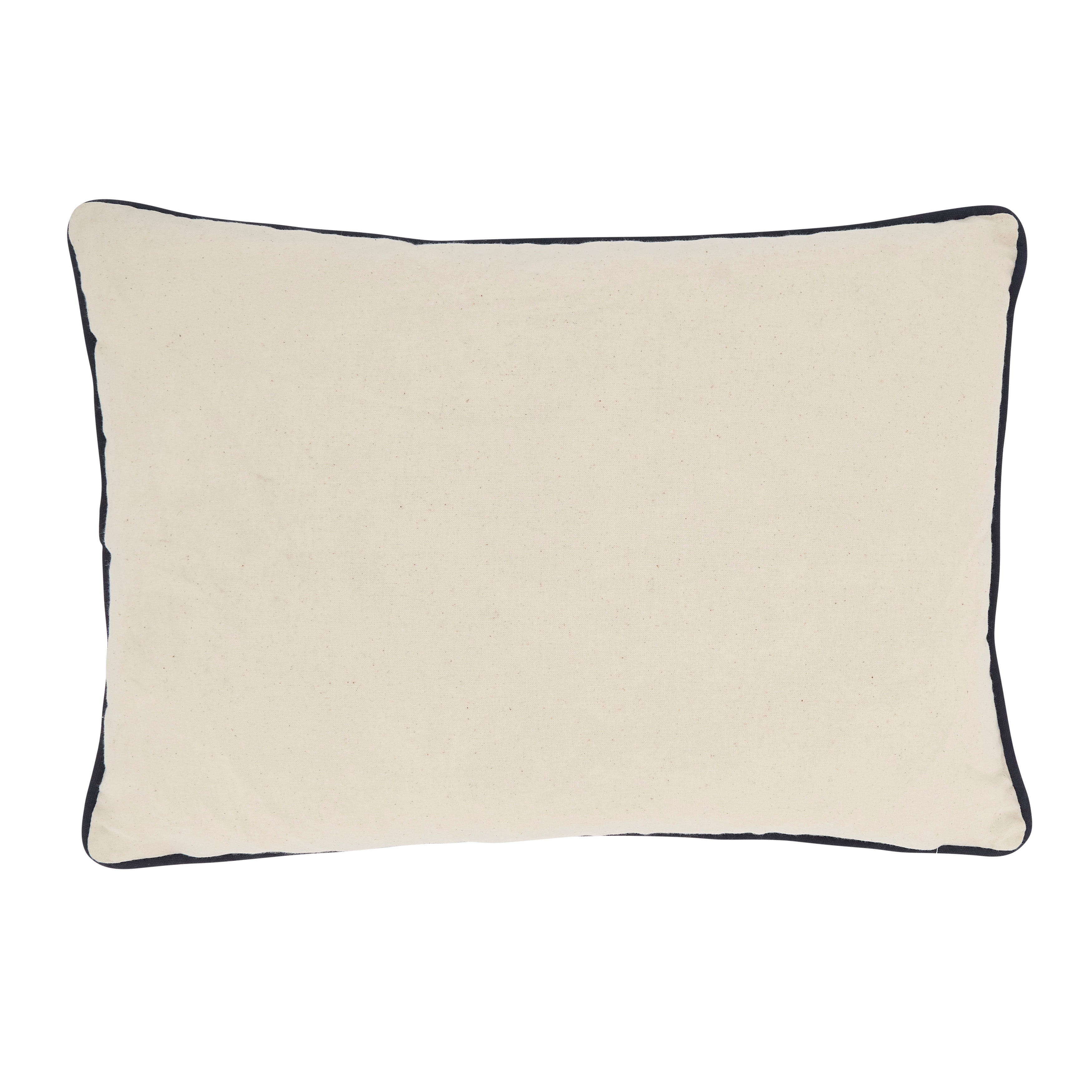 Underwater Wonders Embroidered Shells Poly Filled Throw Pillow