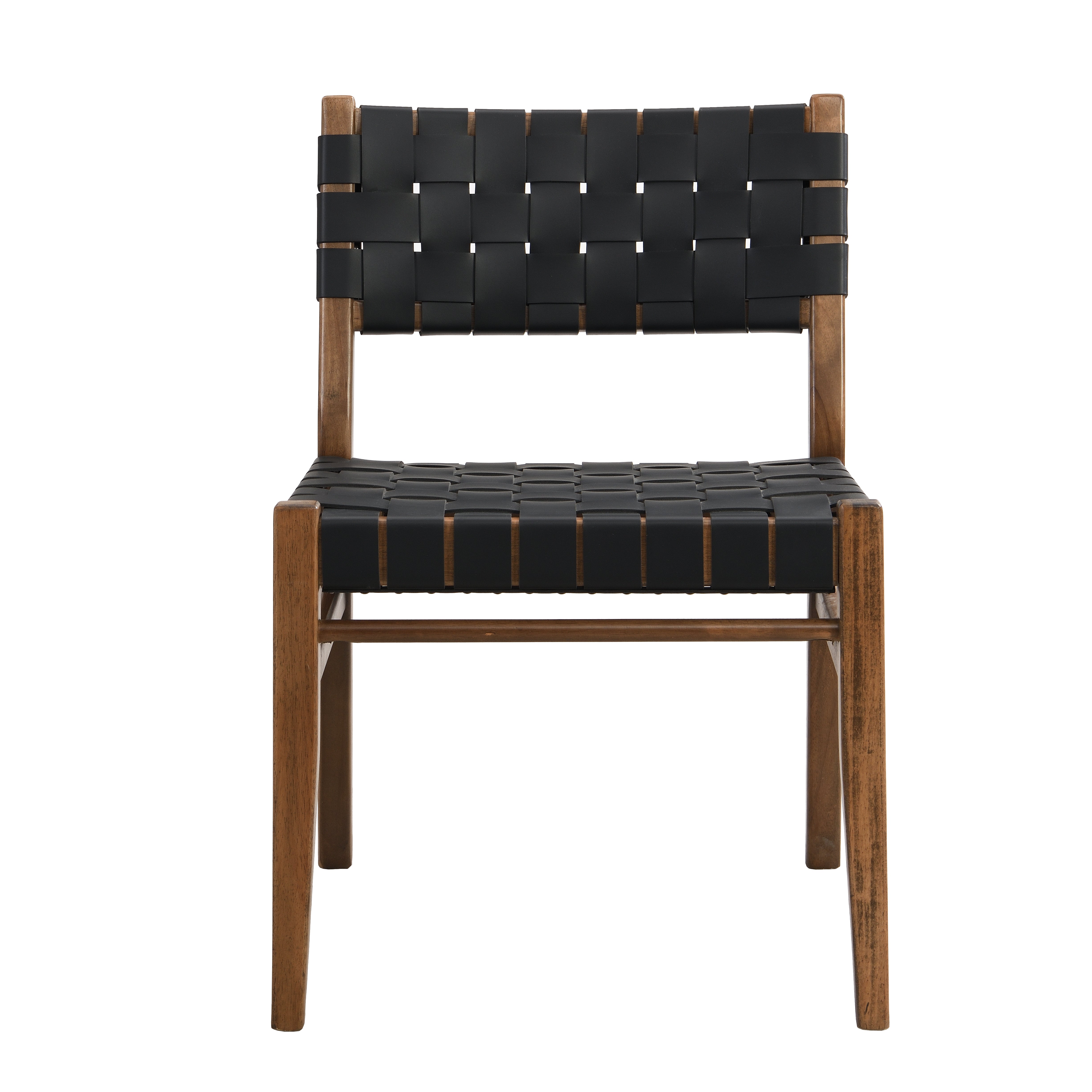 Crosswell 5-Piece Dining Set with Woven Chairs