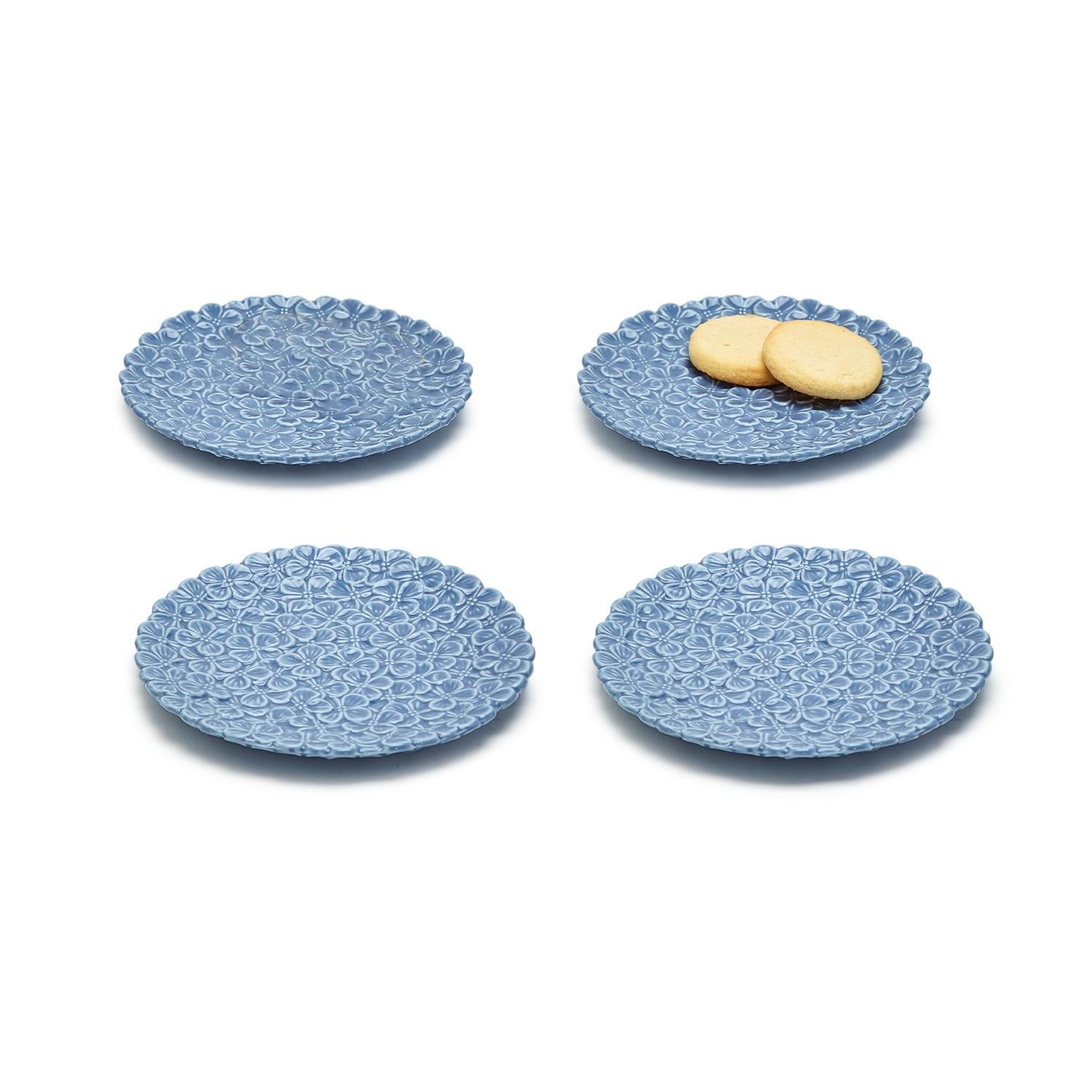 Hydrangea Tidbit Dish, Set of 4